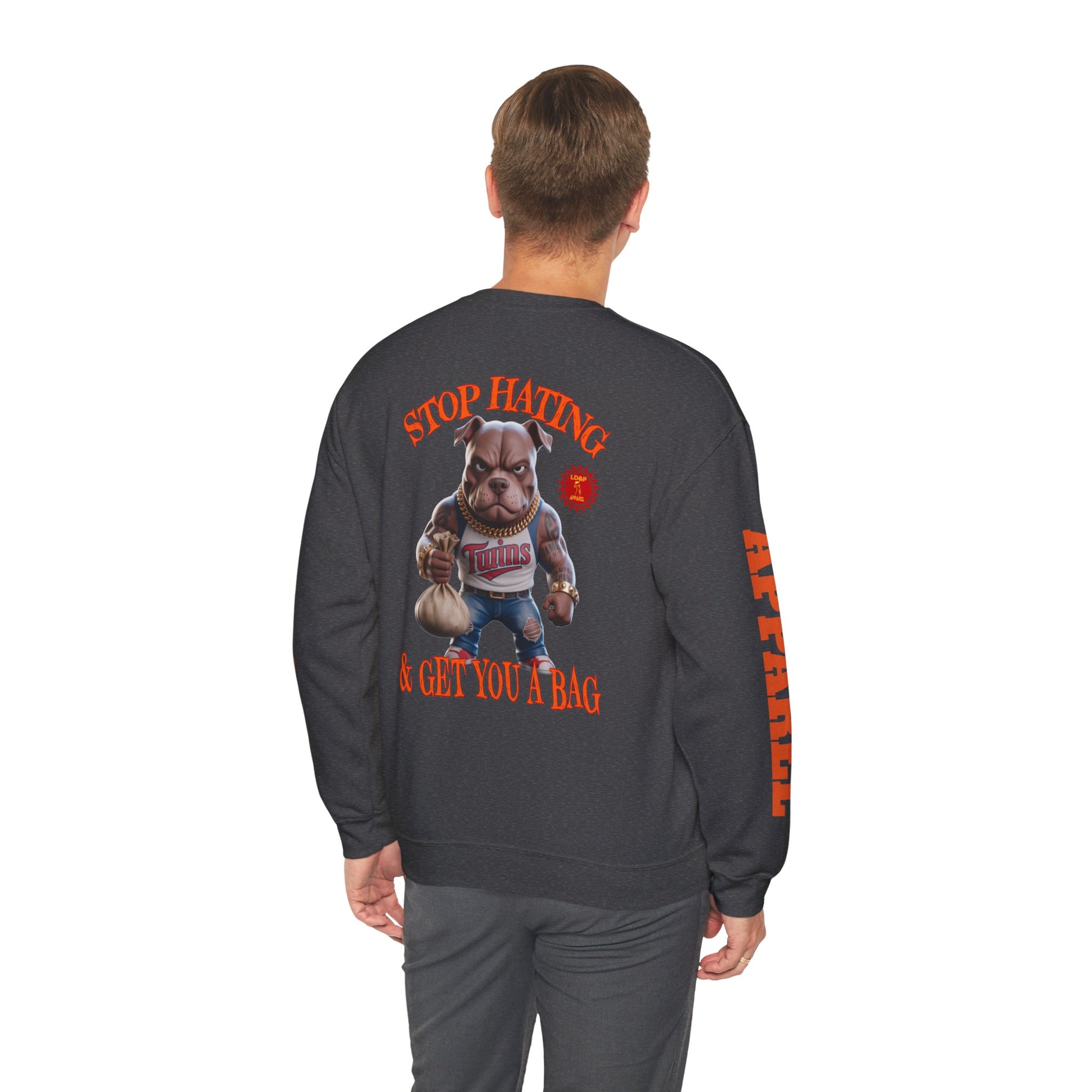 Unisex Sweatshirt Stop Hating LD&P Apparel Design