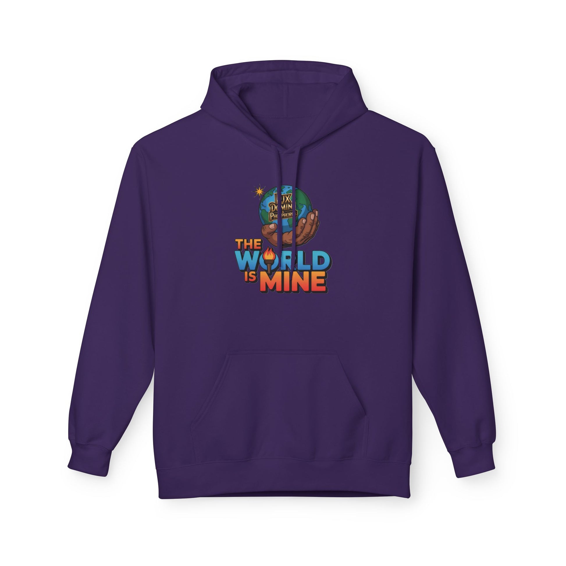 Hoodie Lux Domini and Phosphorus Design The World is Mine