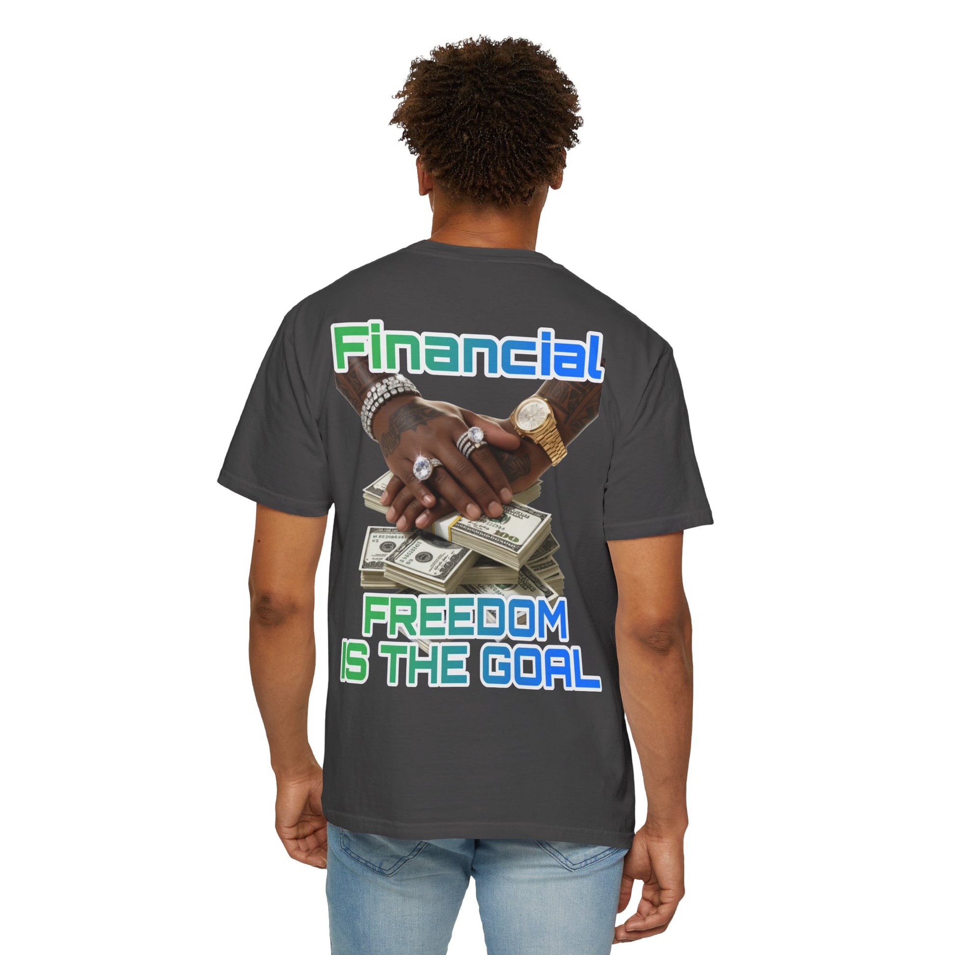 Financial Freedom Unisex T-shirt - 'Financial Freedom is The Goal' Design