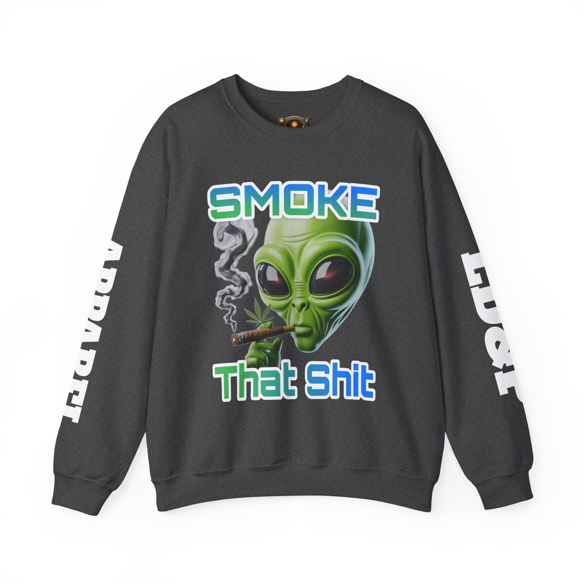 Crewneck Sweatshirt - Smoke That LD&P APPAREL Design