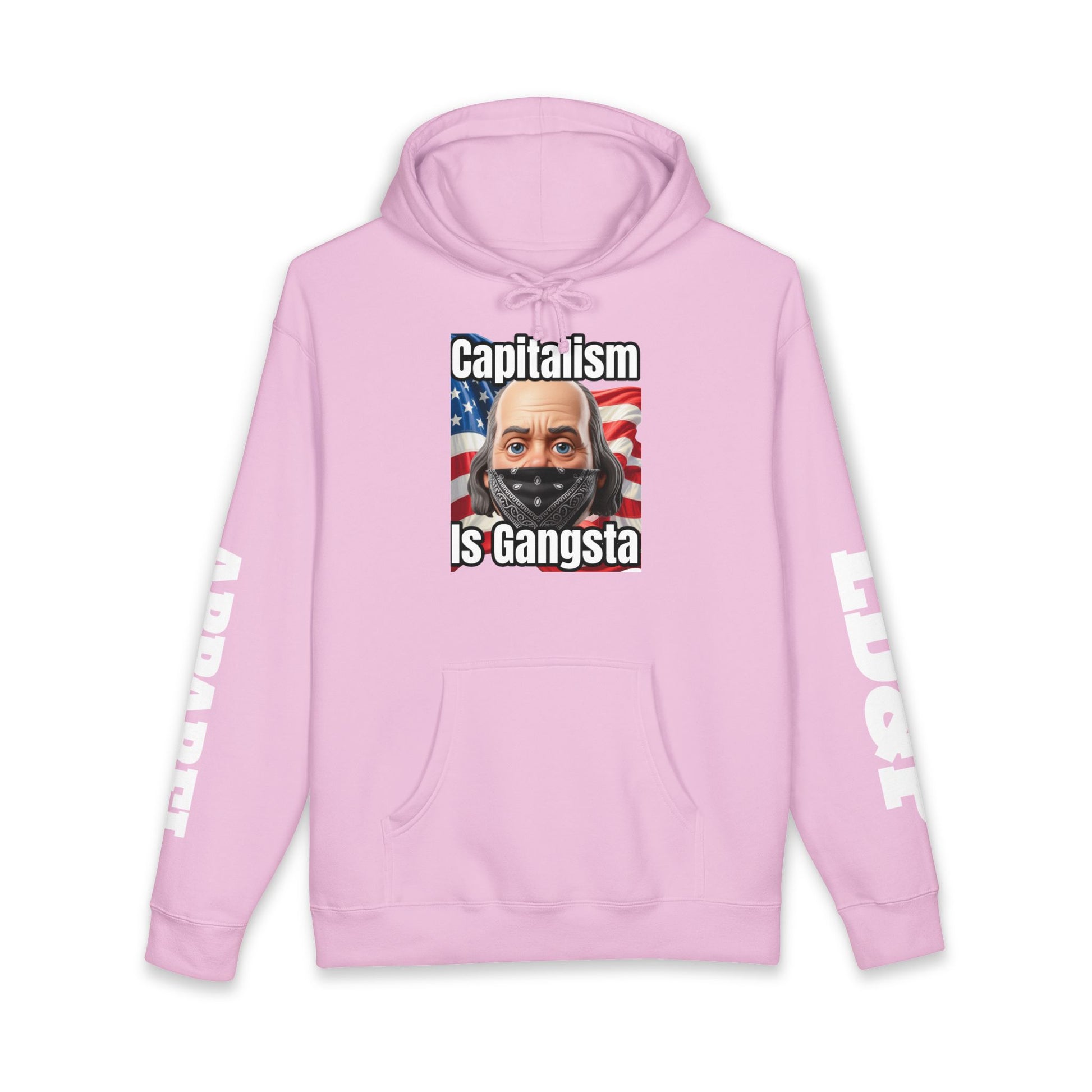 Capitalism is Gangsta Heavyweight Hooded Sweatshirt