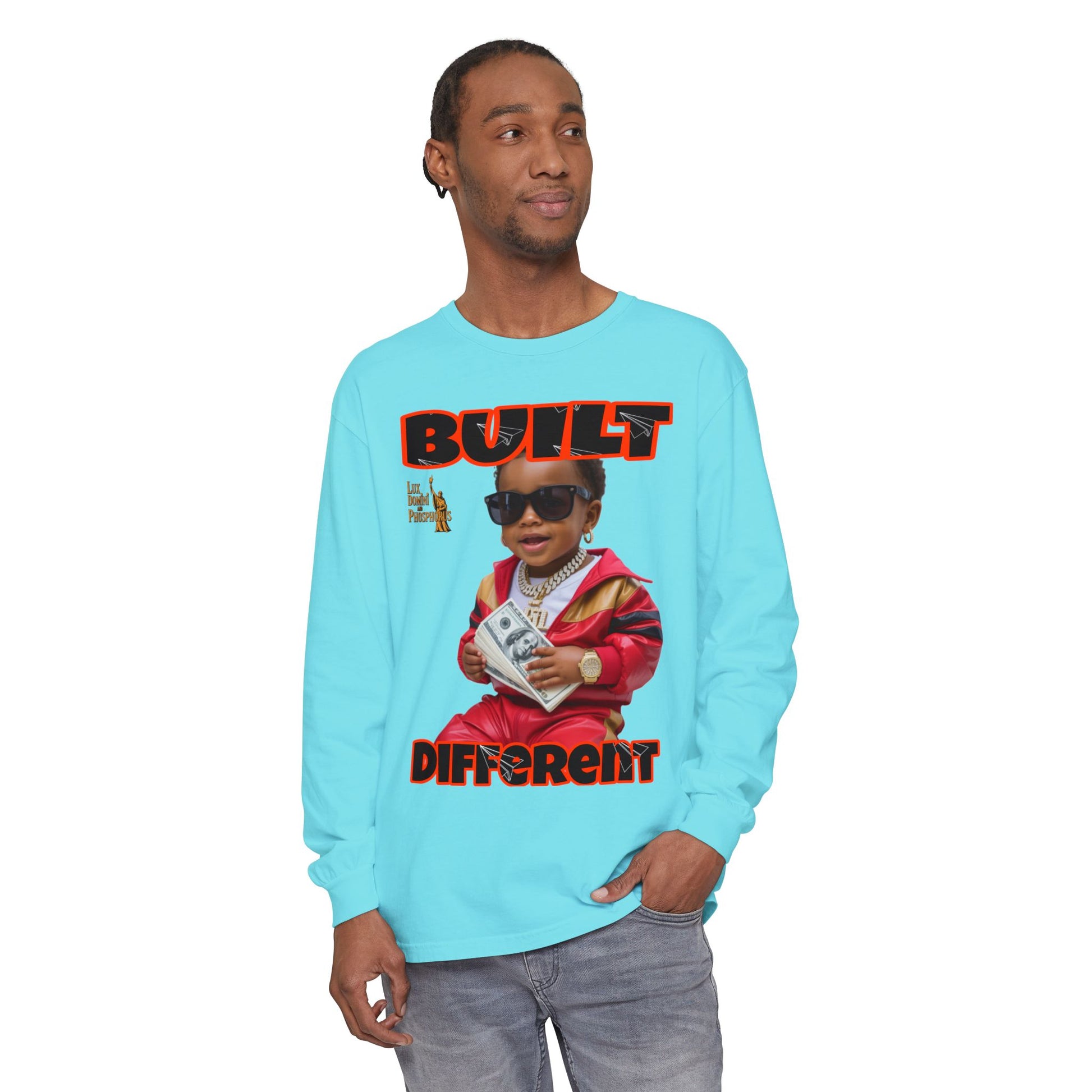 Long Sleeve T-Shirt - Built Different LD&P Apparel Design