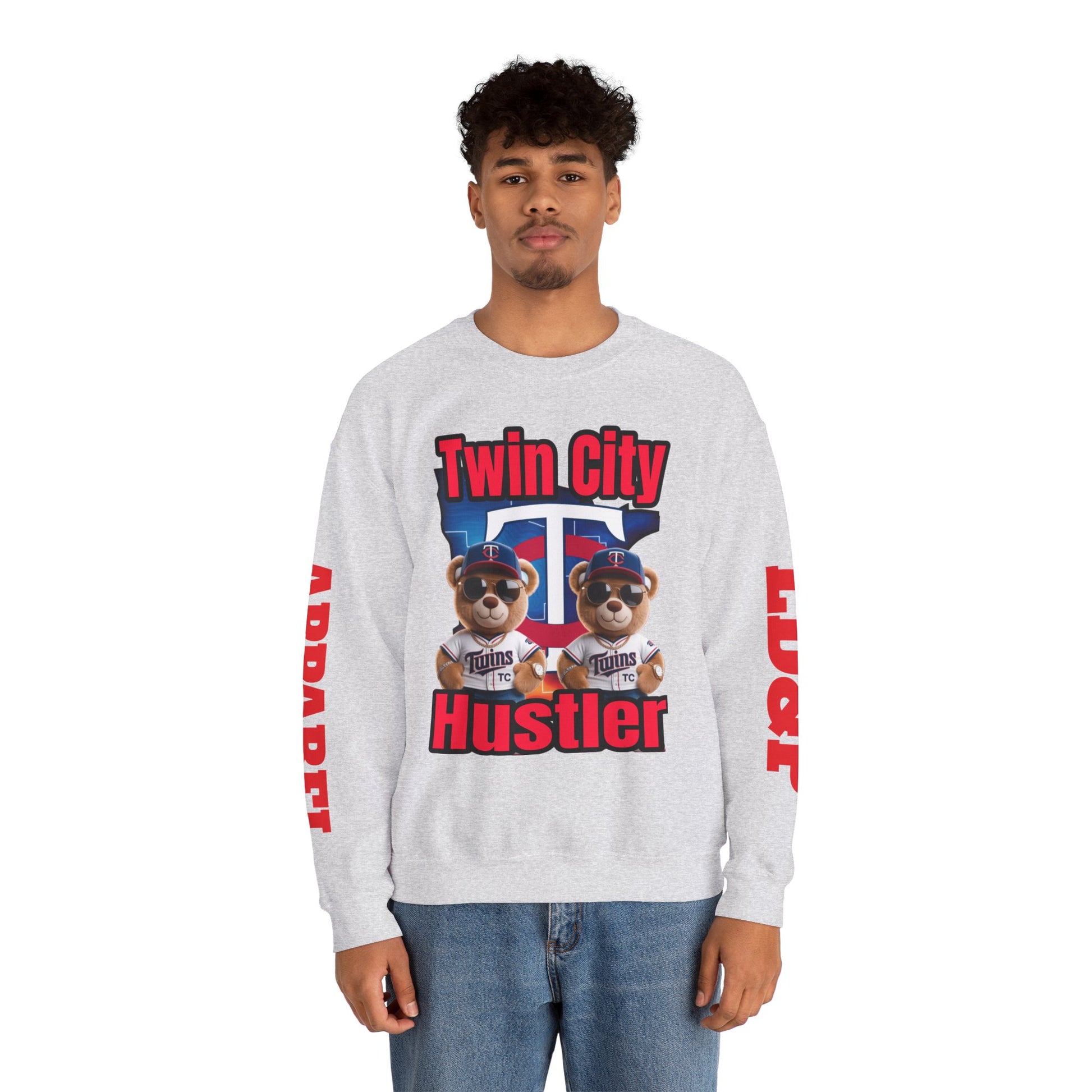 Crewneck Sweatshirt Twin City Hustler LD&P Apparel Design