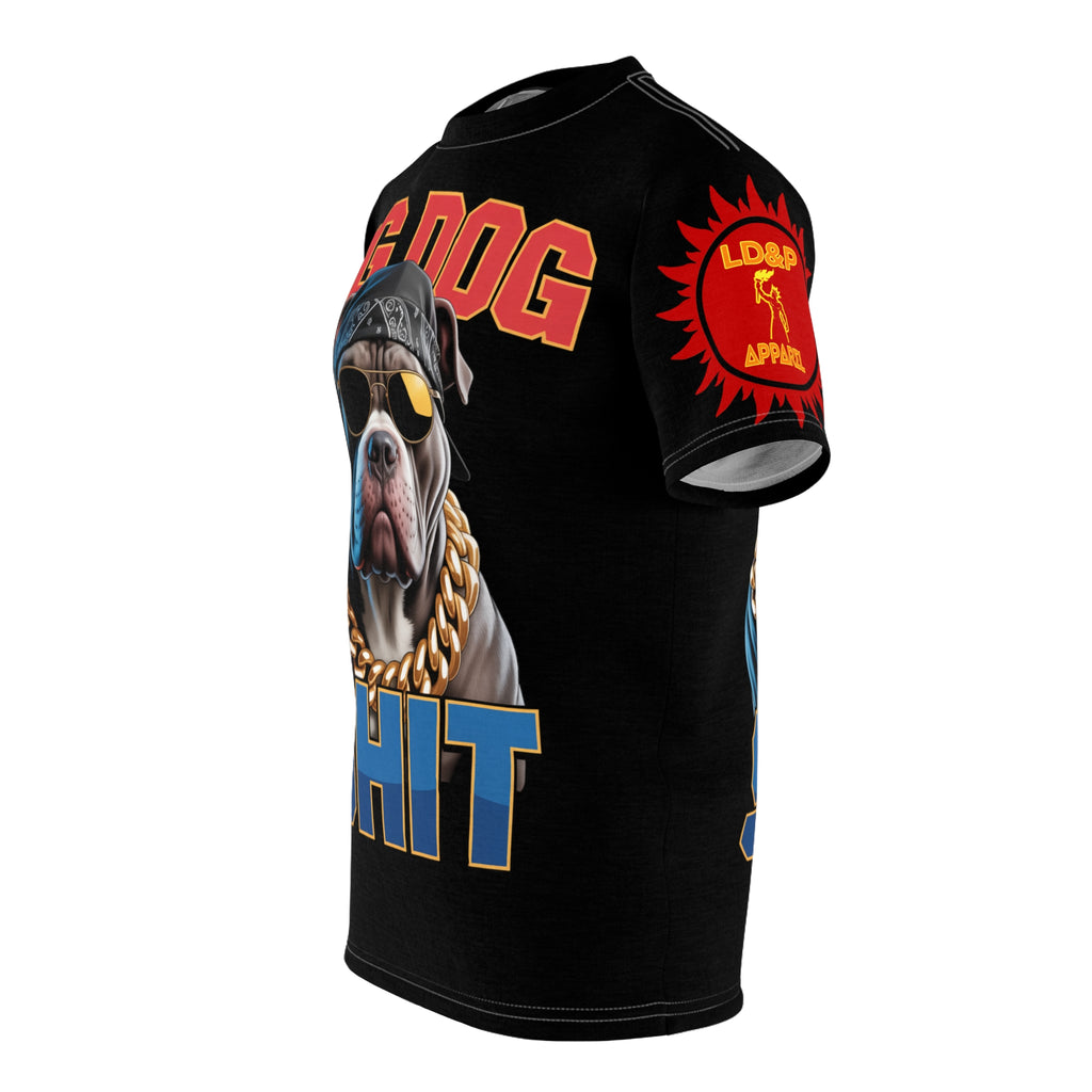 T-Shirt - Big Dog Print Unisex Cut & Sew Tee
