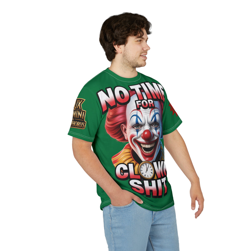 T-Shirt No Time For Clowns Unisex green