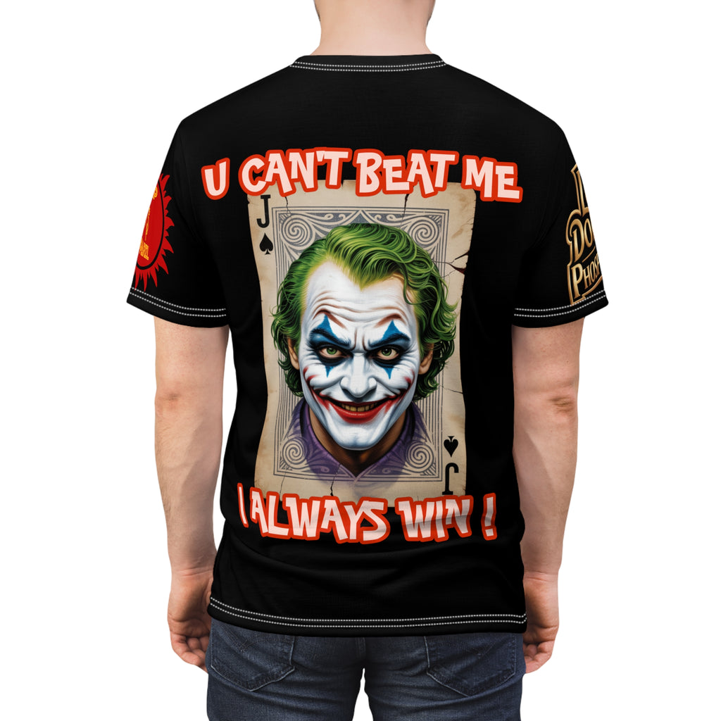 LD&P APPAREL "U Can't Beat Me I Always Win" Graphic Tee Shirt black