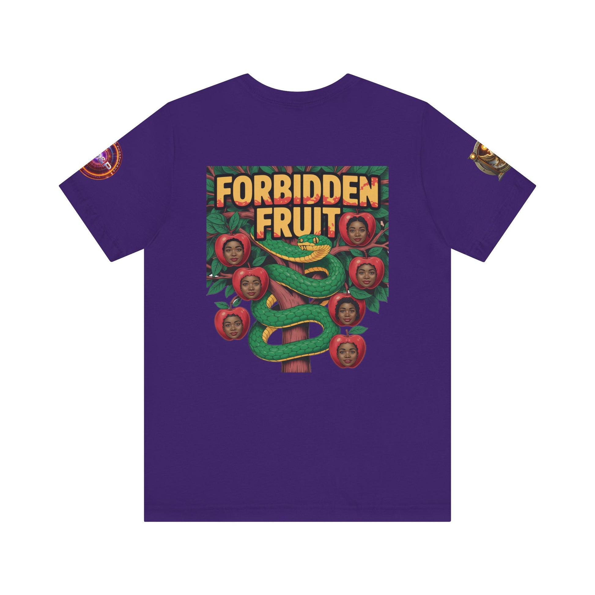 Short Sleeve Tee - Tree of Knowledge Forbidden Fruit Design