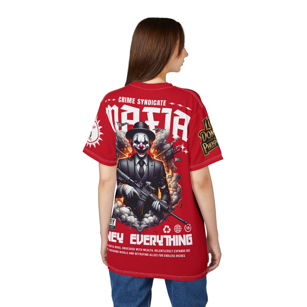 Copy of Mafia Crime Syndicate LD&P APPAREL Graphic Tee RED