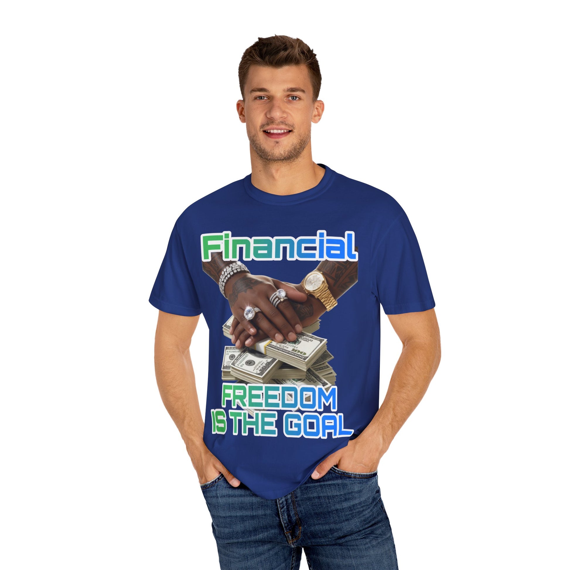 Financial Freedom Unisex T-shirt - 'Financial Freedom is The Goal' Design