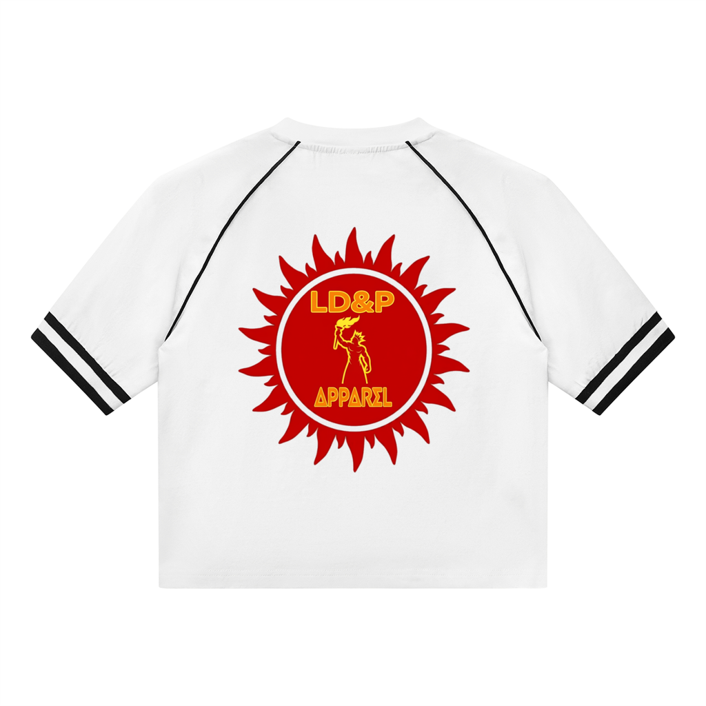 LD&P APPAREL Women’s Raglan Ribbed T-Shirt