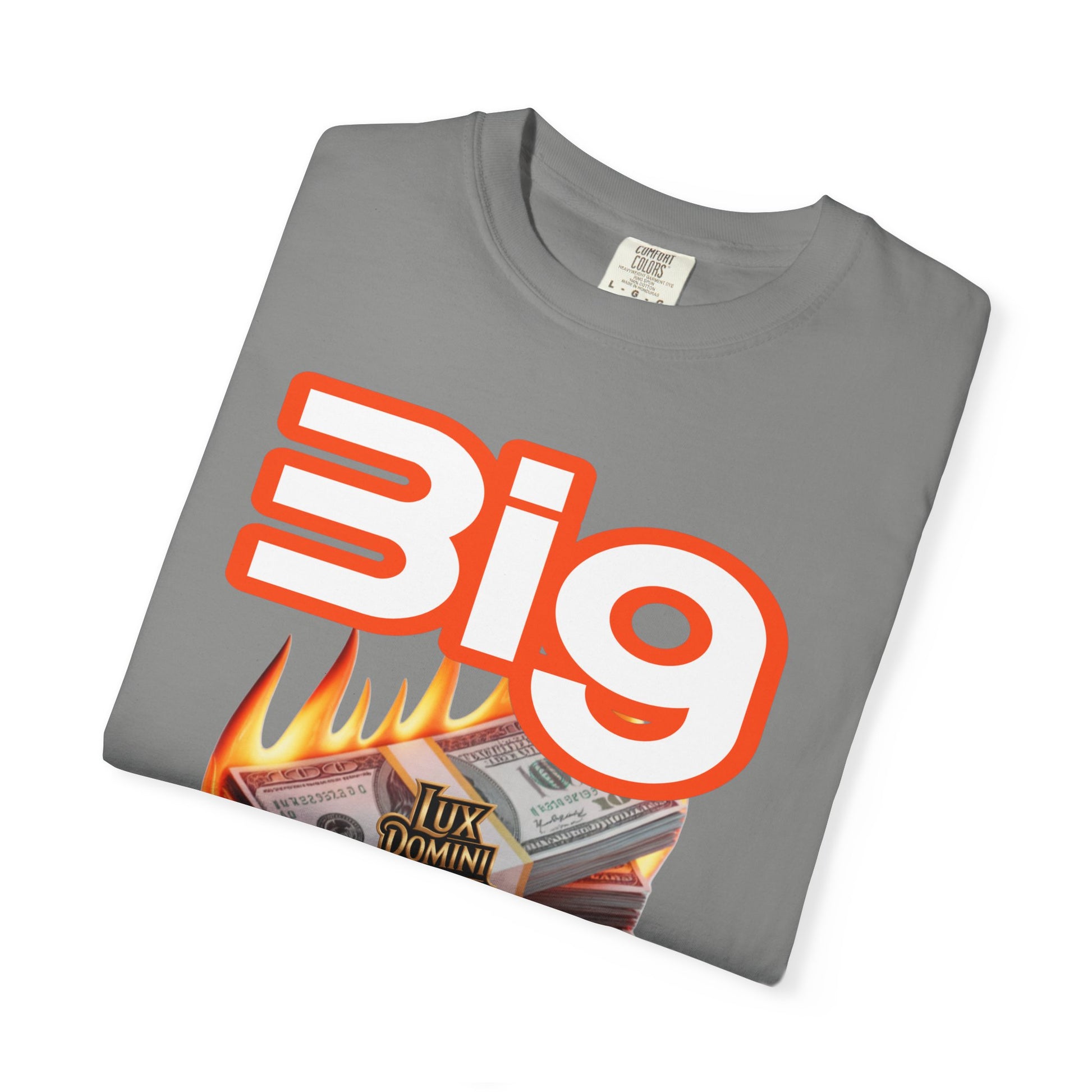 T-Shirt Big Spender Text Unisex Garment-Dyed Tee