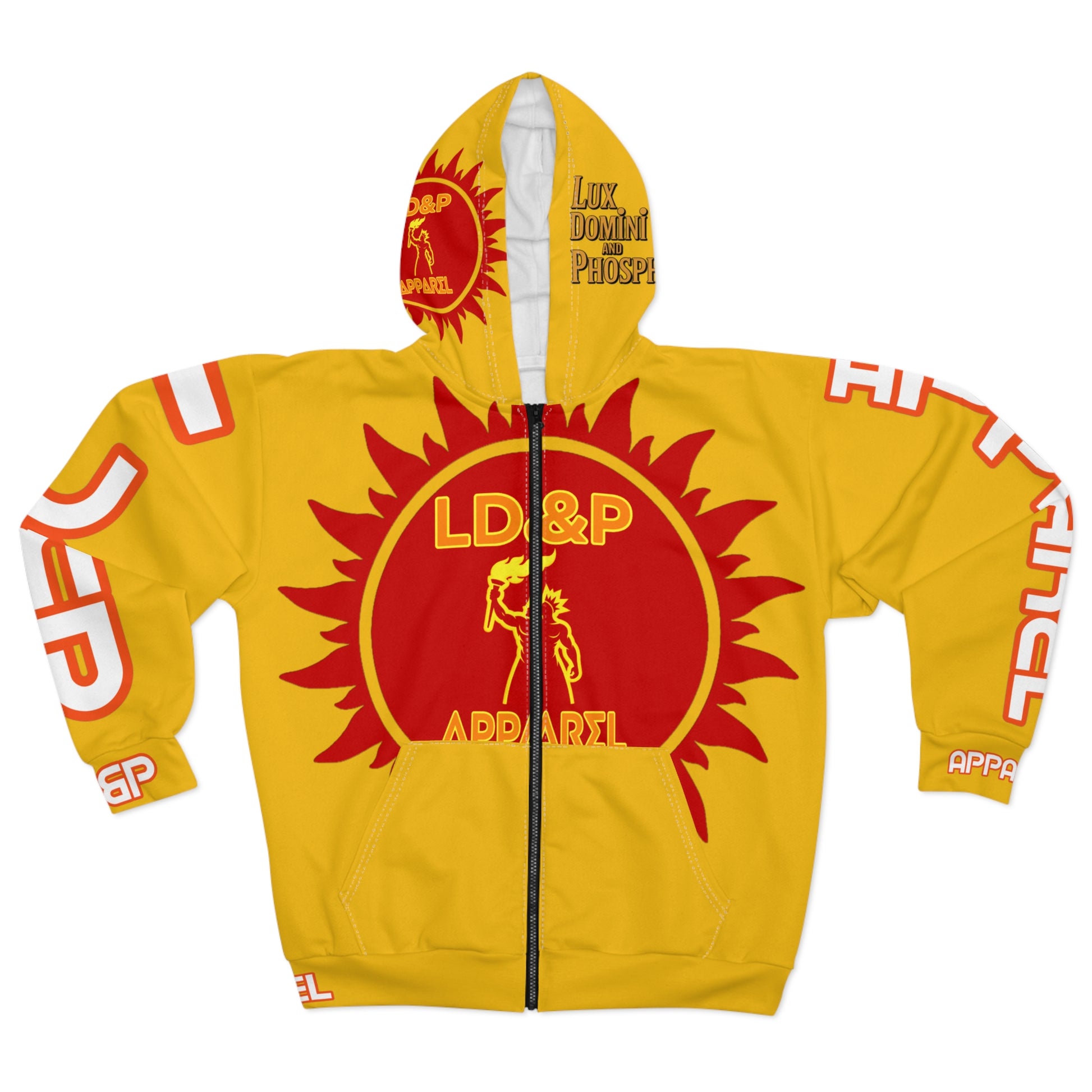 LD&P Unisex Zip Hoodie Design Apparel