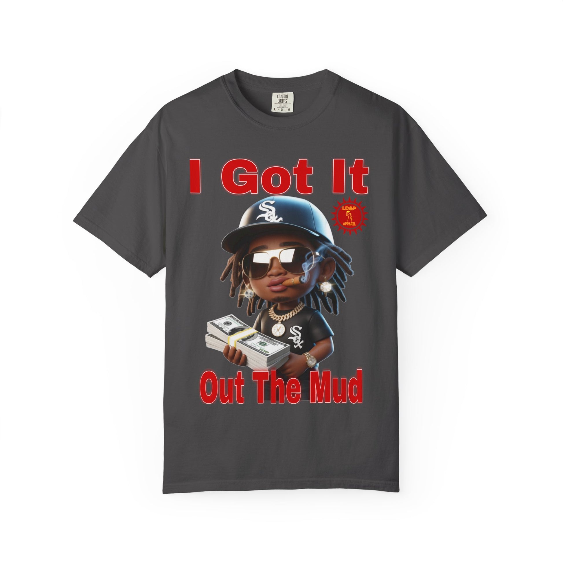T-Shirt Out The Mud Hustler - Unisex Garment-Dyed