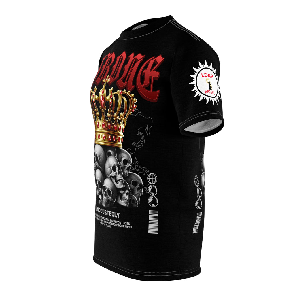 Throne Skull Crown Tee LD&P APPAREL Black