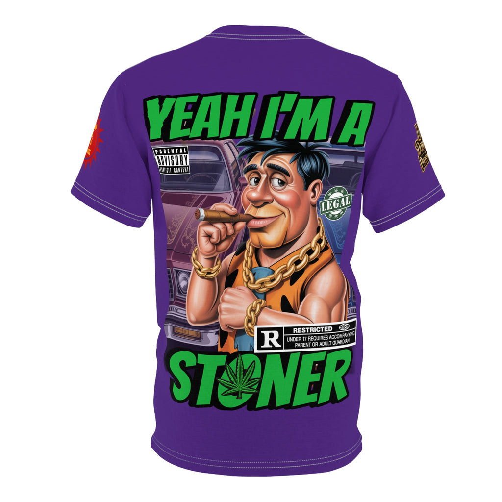 Yeah I'm a Stoner T-Shirt LD&P APPAREL Purple