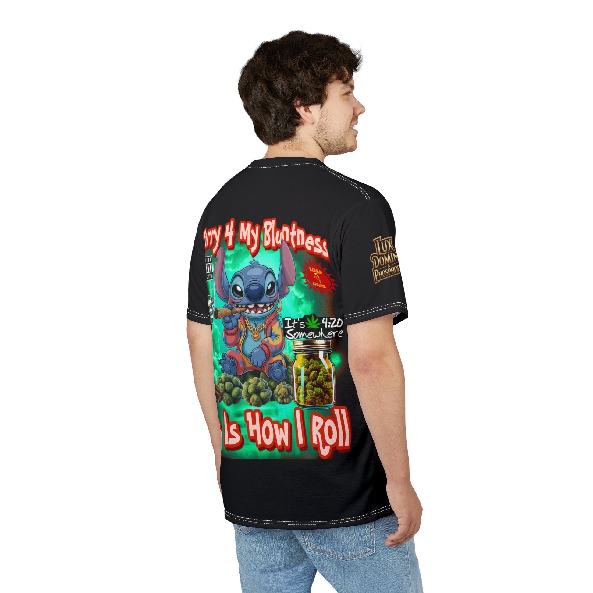 Graphic Tee — "Sorry 4 My Bluntness" Black