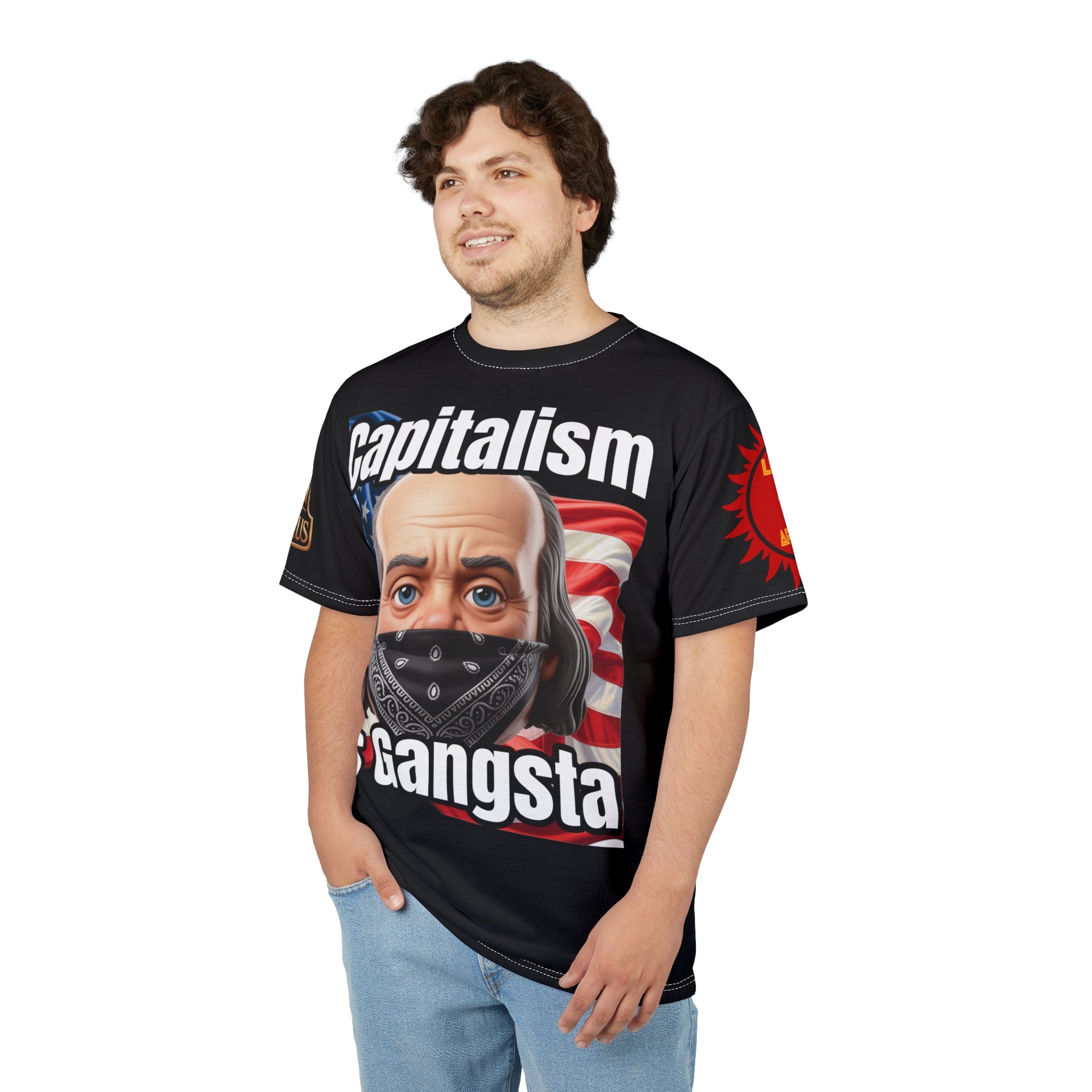 Capitalism Unisex Cut & Sew Tee