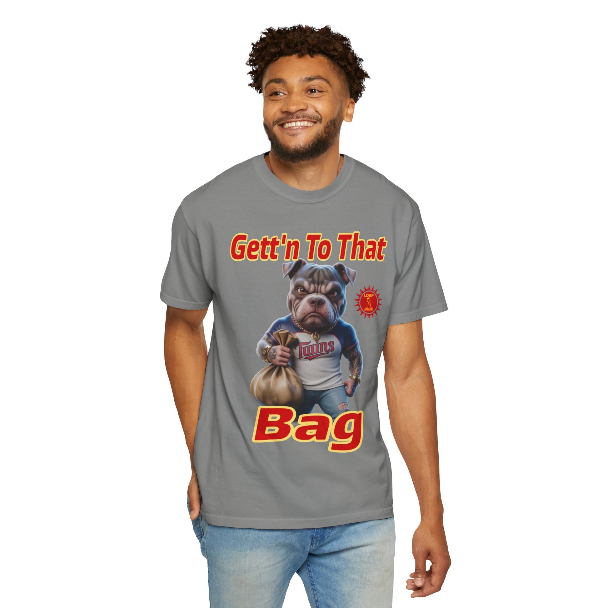 Garment-Dyed T-shirt - Gett'n To The Bag Design
