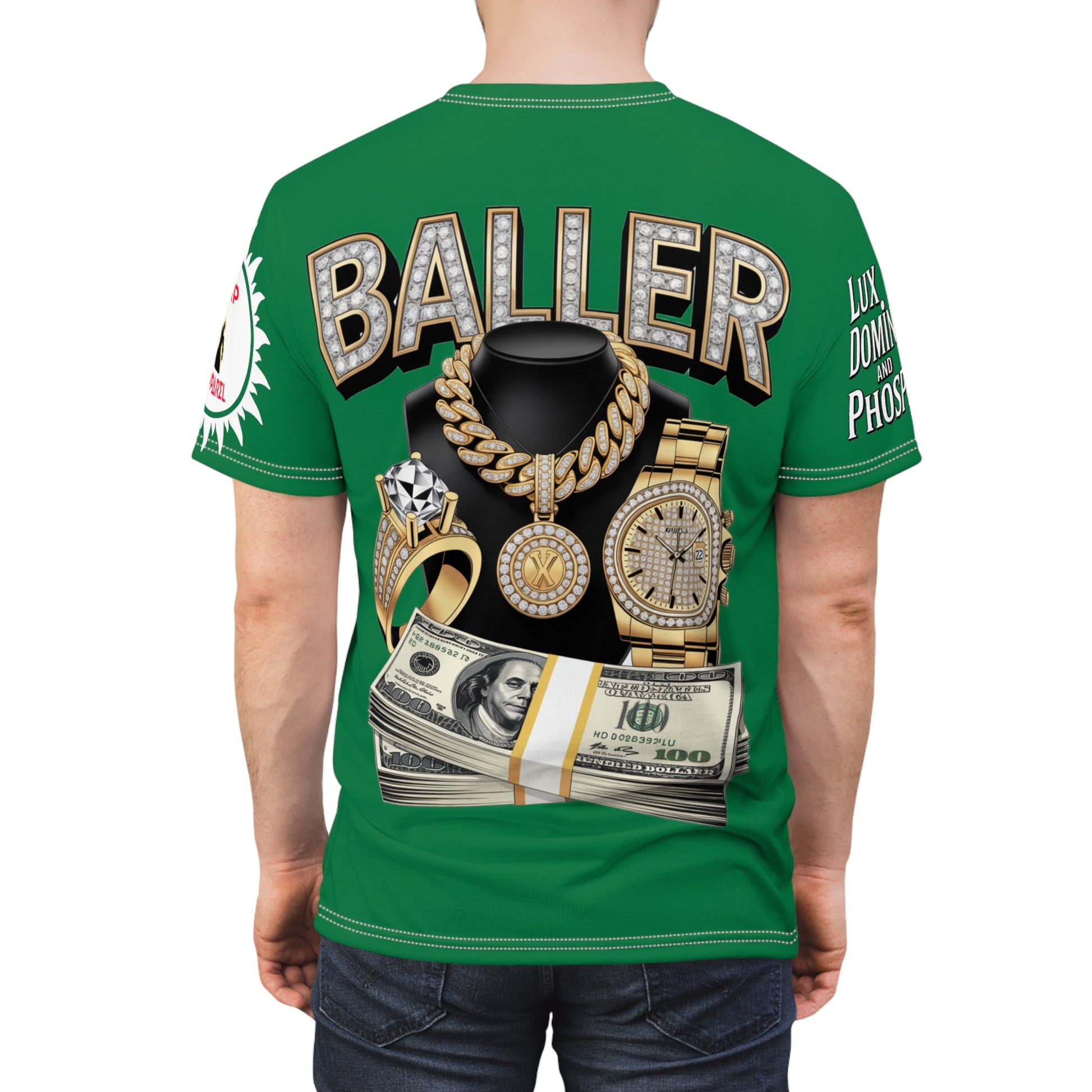Baller  Unisex Tee - LD&P Apparel Design green