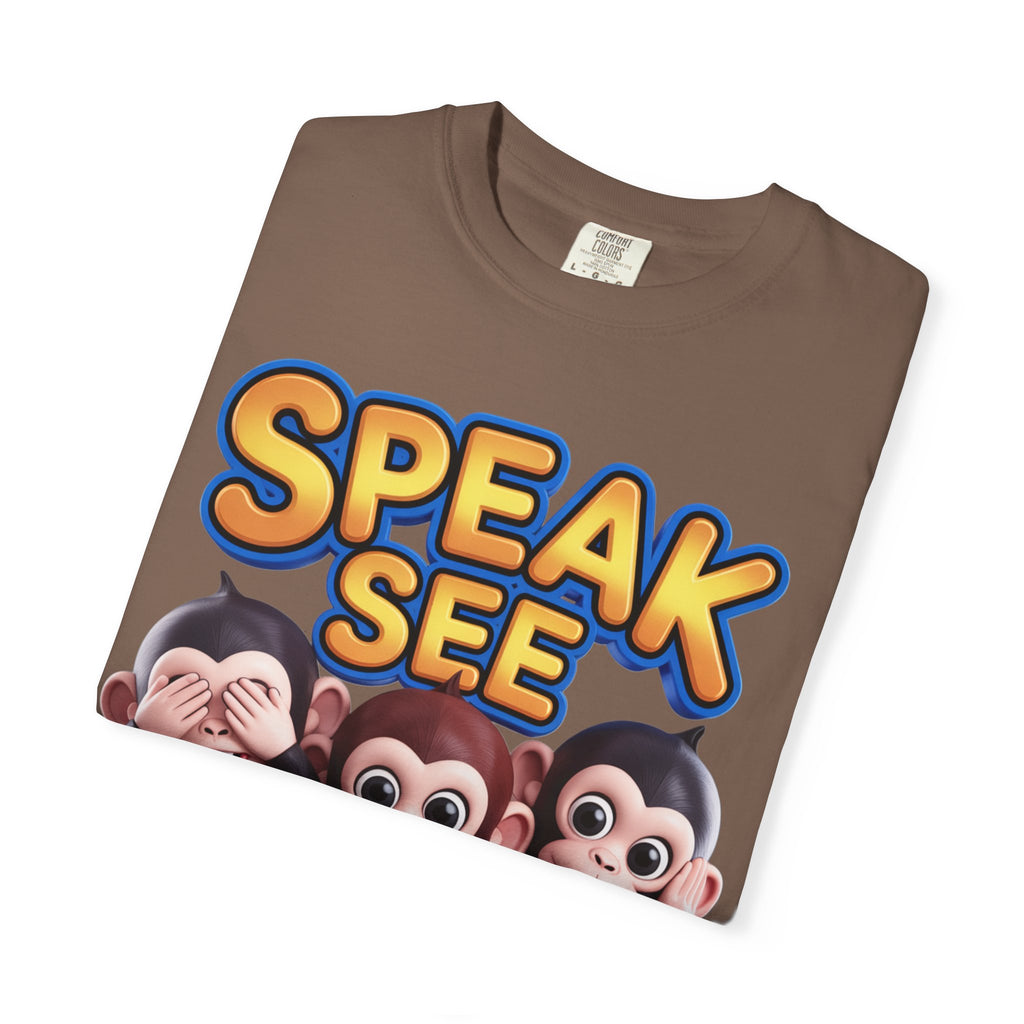 Graphic T-Shirt Speak See Hear No Evil
