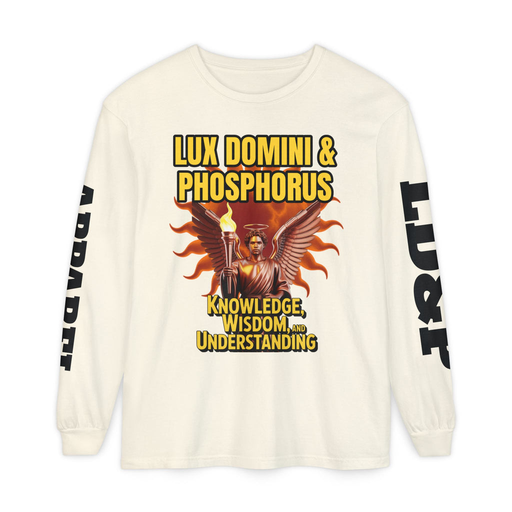 Long Sleeve T-Shirt LD&P Apparel Knowledge Wisdom Understanding Design