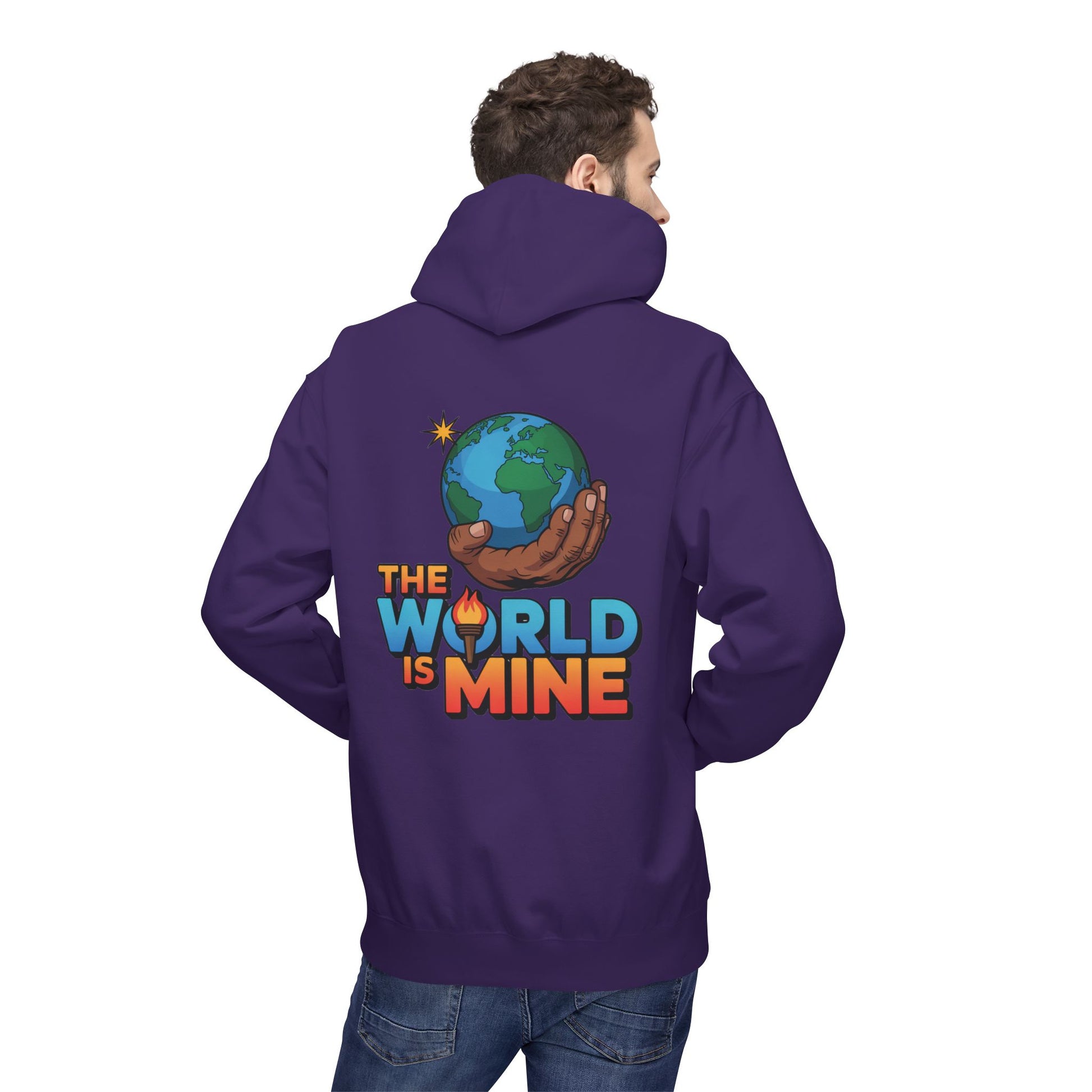 Hoodie Lux Domini and Phosphorus Design The World is Mine