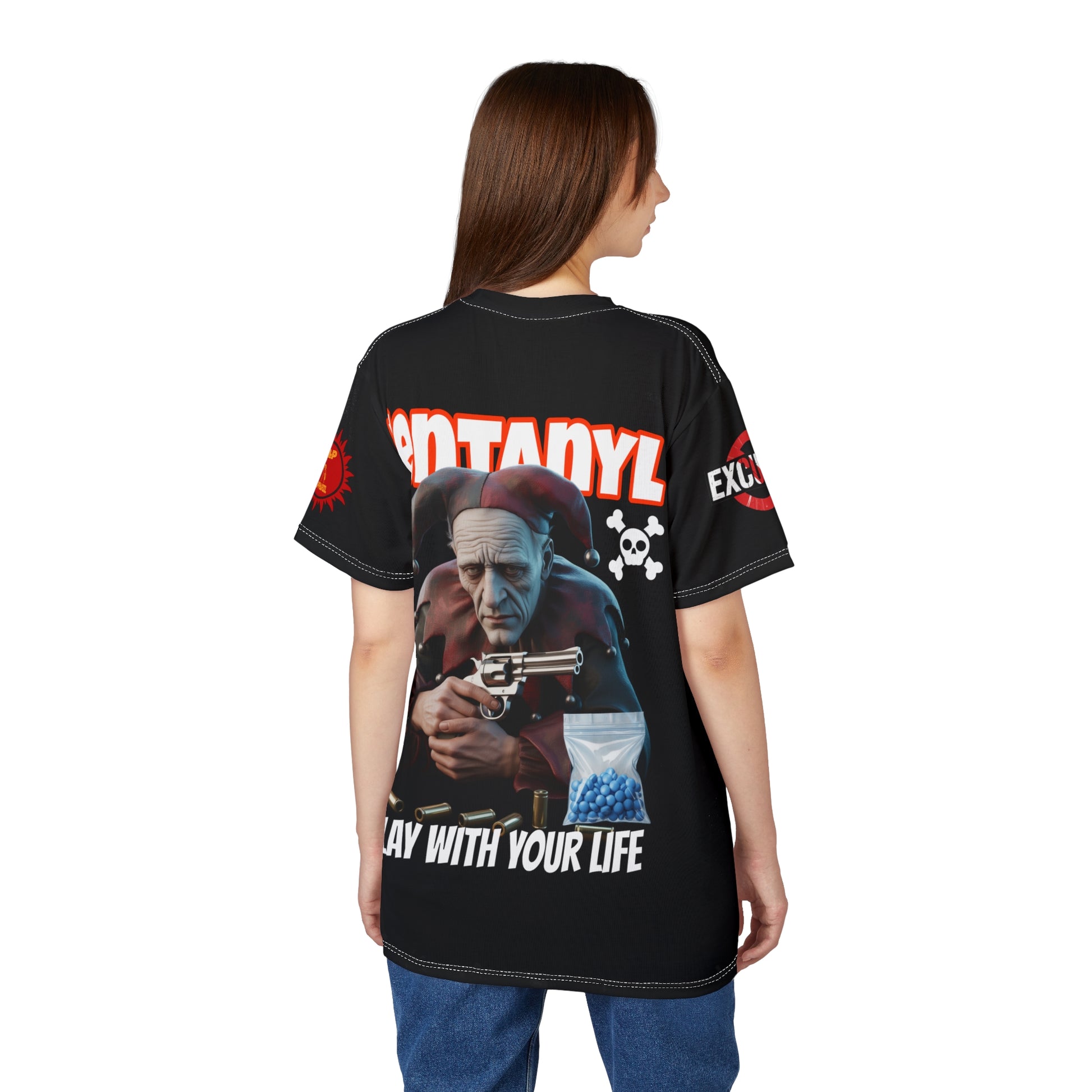 Fentanyl Awareness Graphic Tee — “Play With Your Life” Prevention Shirt