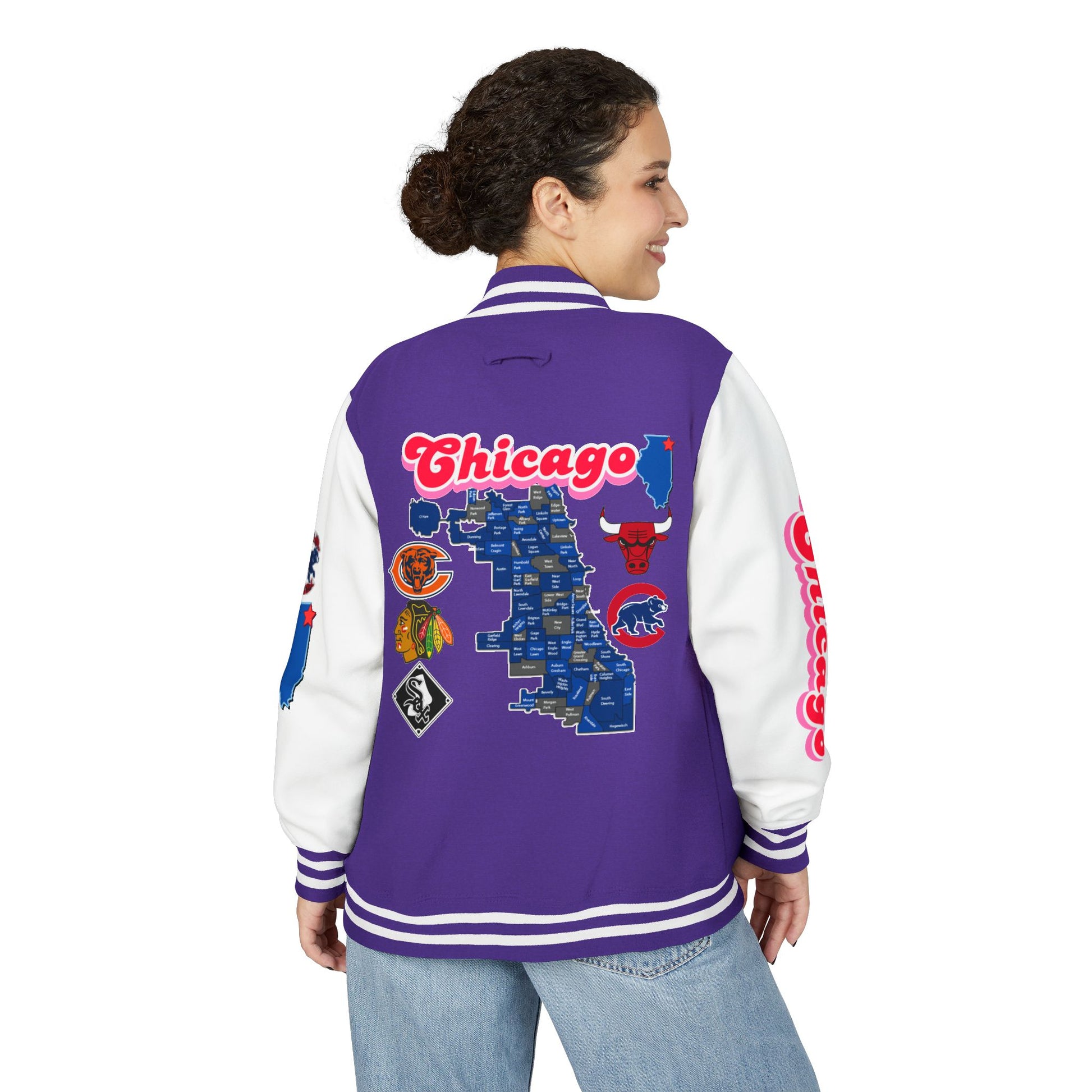 Letterman Jacket Chicago Design