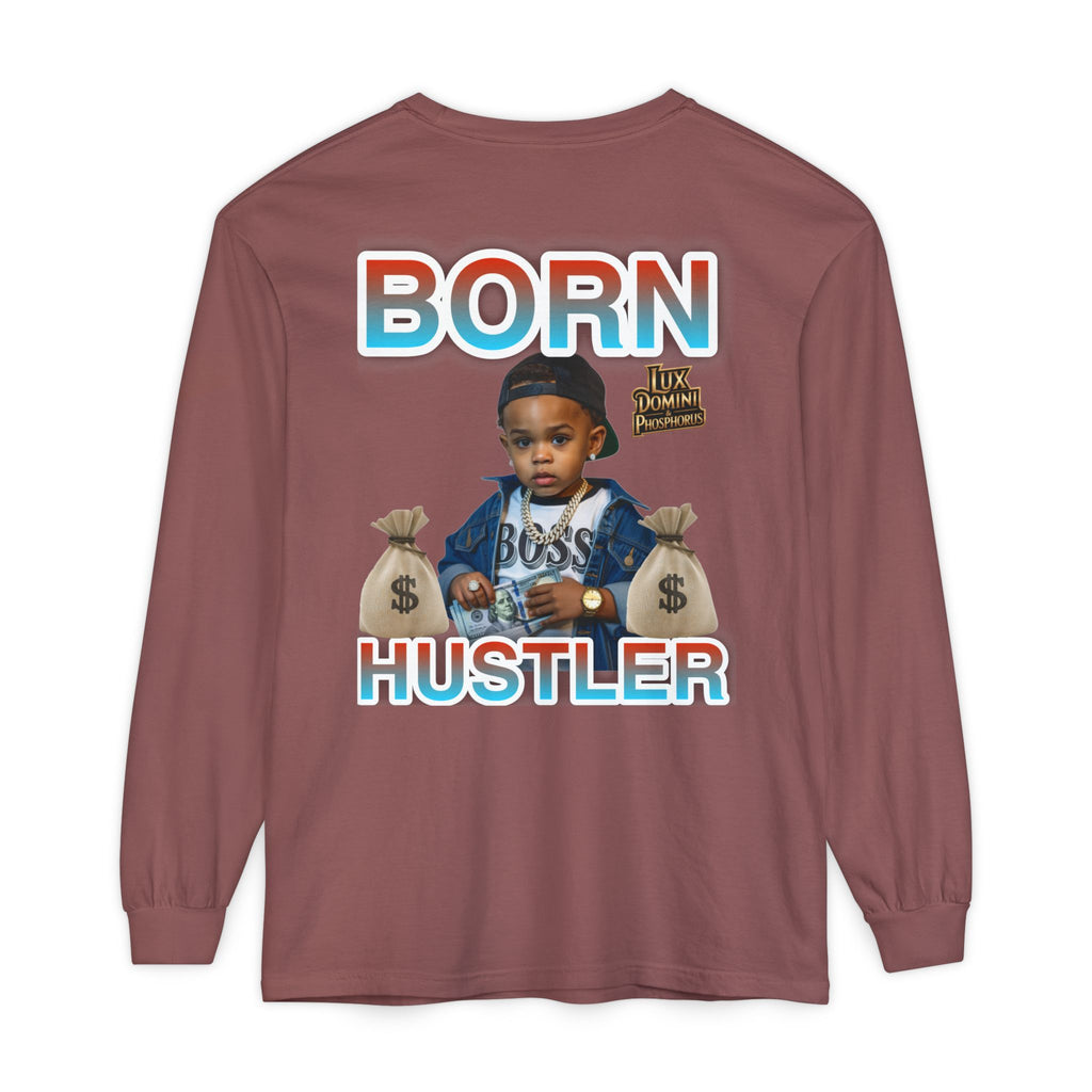 Long Sleeve T-Shirt Born Hustler Apparel