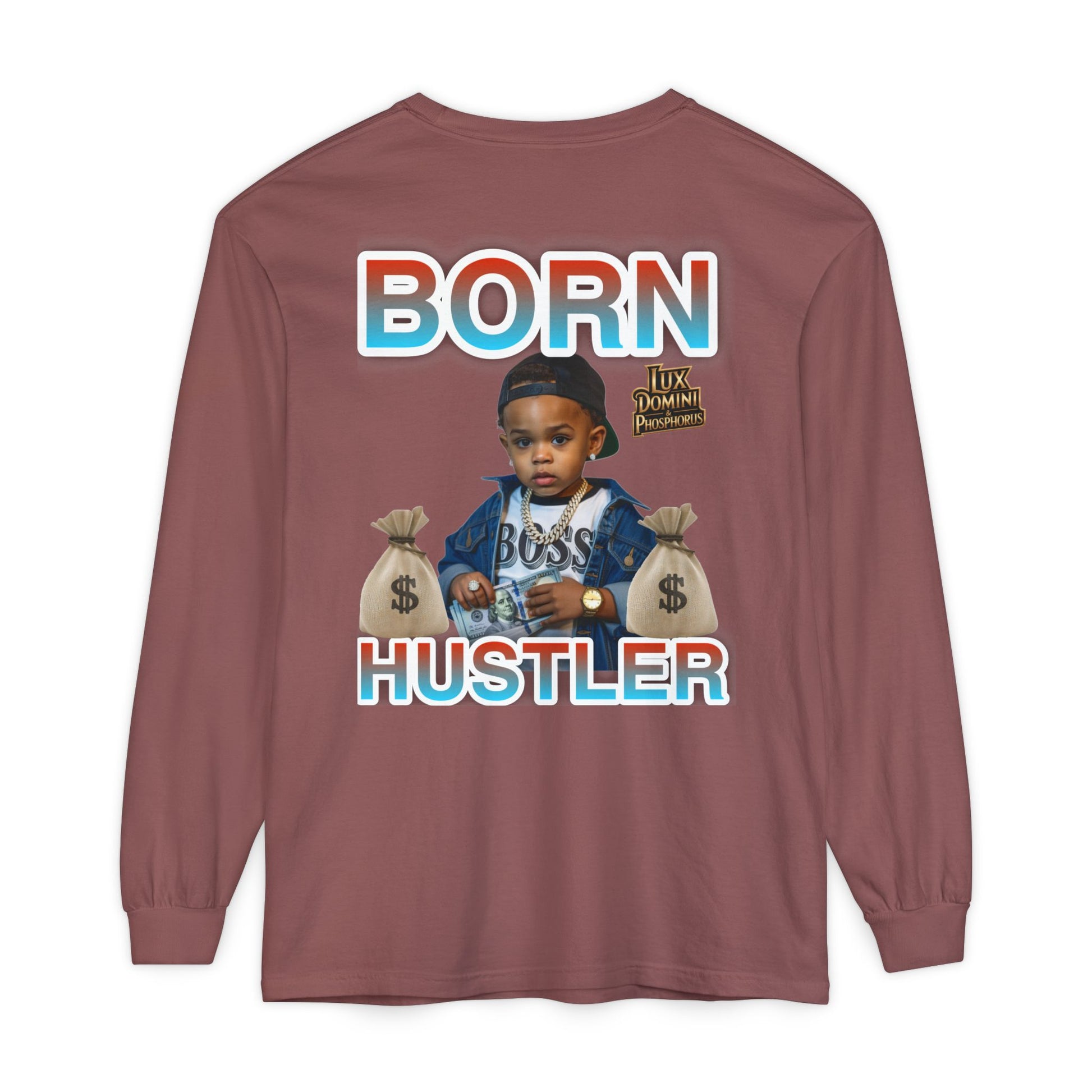 Long Sleeve T-Shirt Born Hustler Apparel