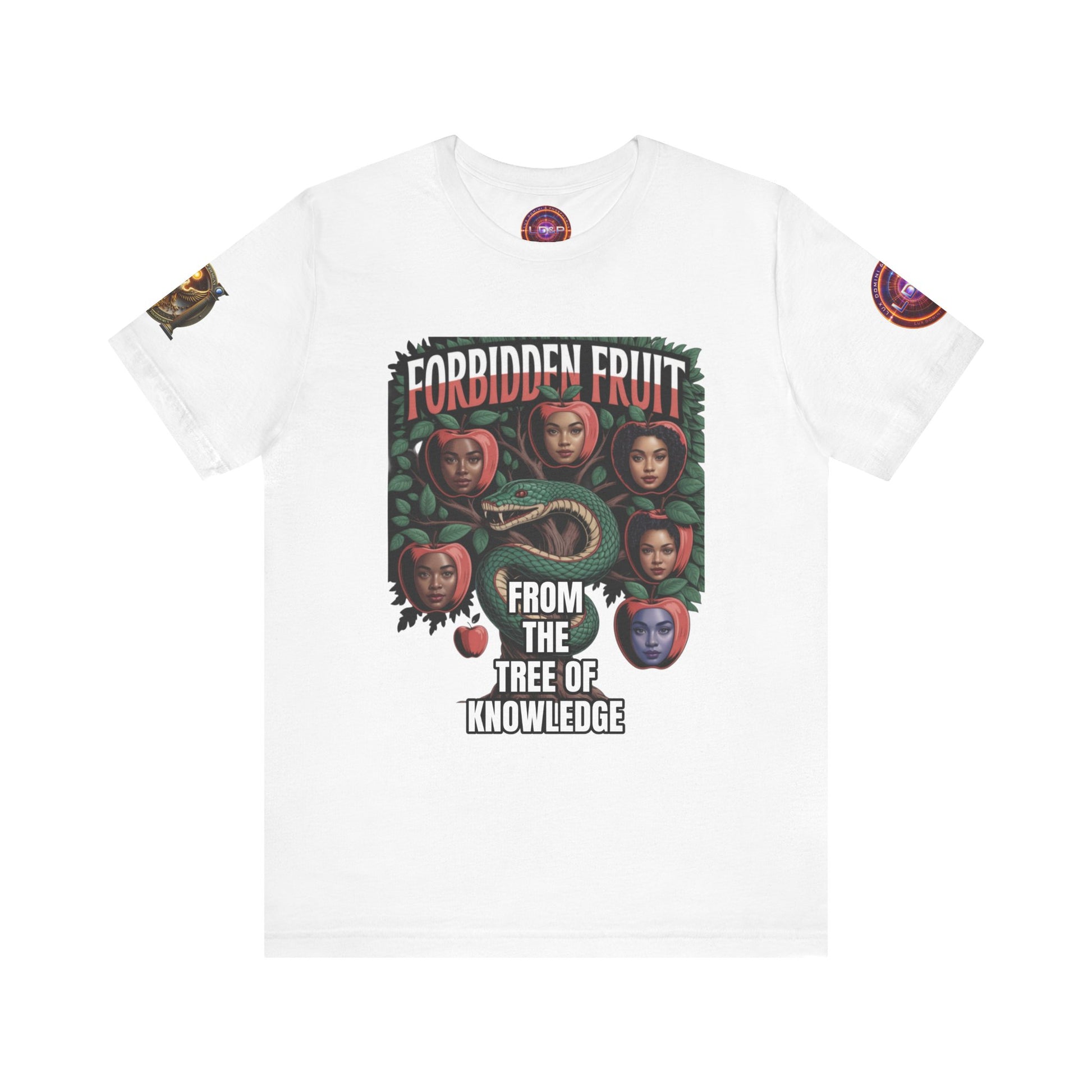 Short Sleeve Tee - Tree of Knowledge Forbidden Fruit Design