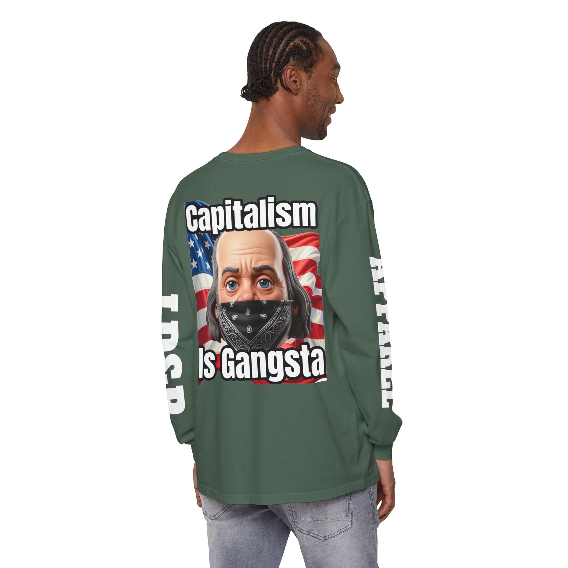 Capitalism is Gangsta Long Sleeve T-Shirt