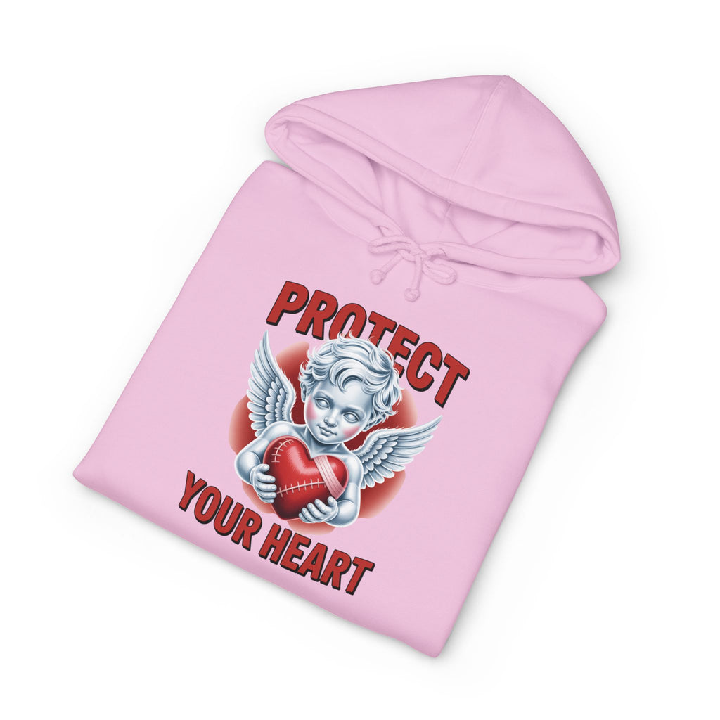 Hooded Sweatshirt - 'protect your heart' Bold Graphic Design