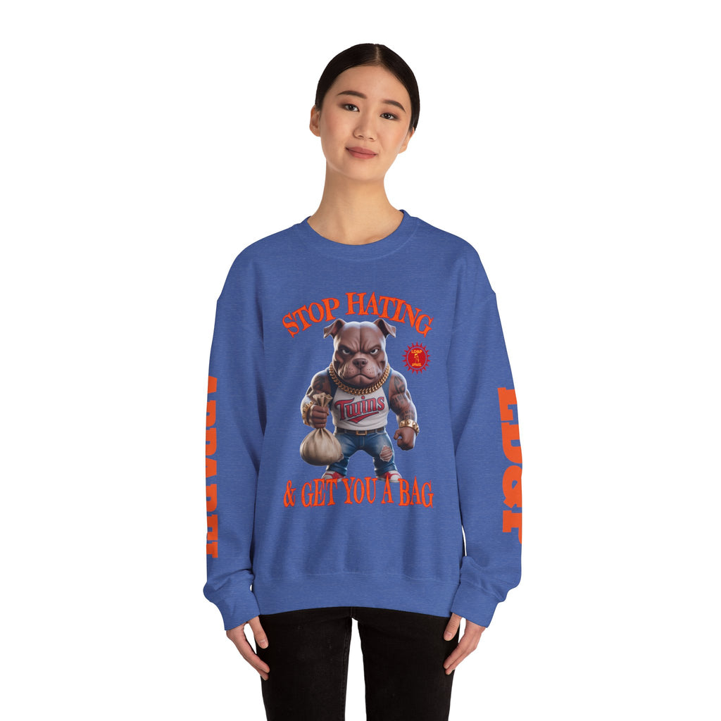 Unisex Sweatshirt Stop Hating LD&P Apparel Design