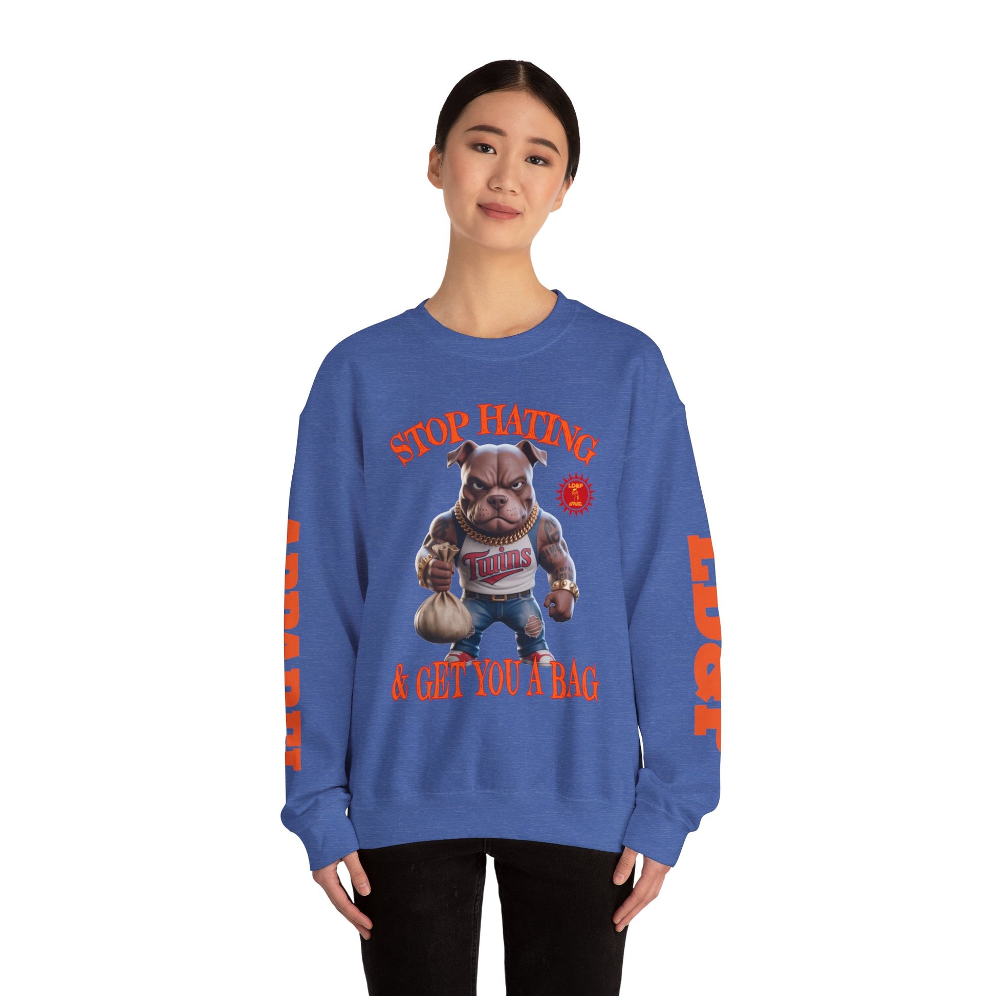 Unisex Sweatshirt Stop Hating LD&P Apparel Design