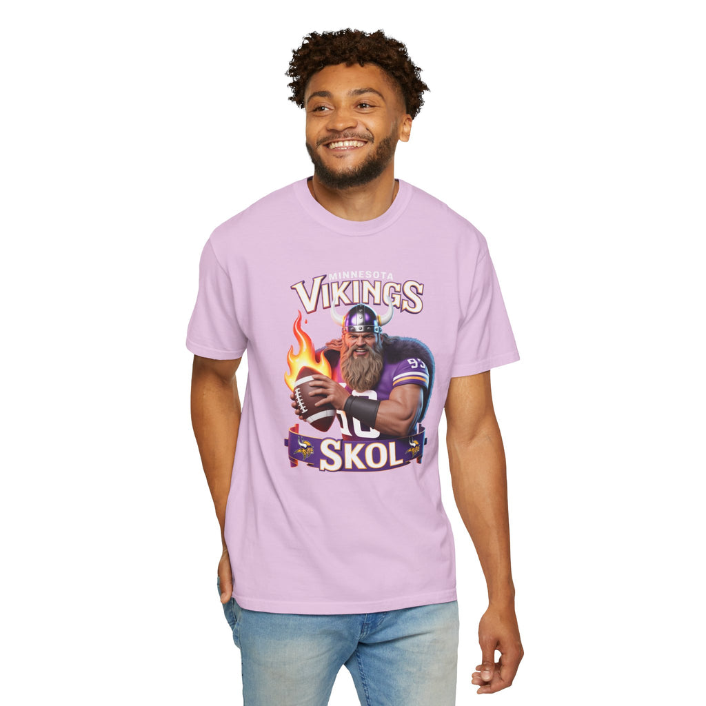 T-Shirt - Minnesota Vikings SKOL Unisex Garment-Dyed Tee