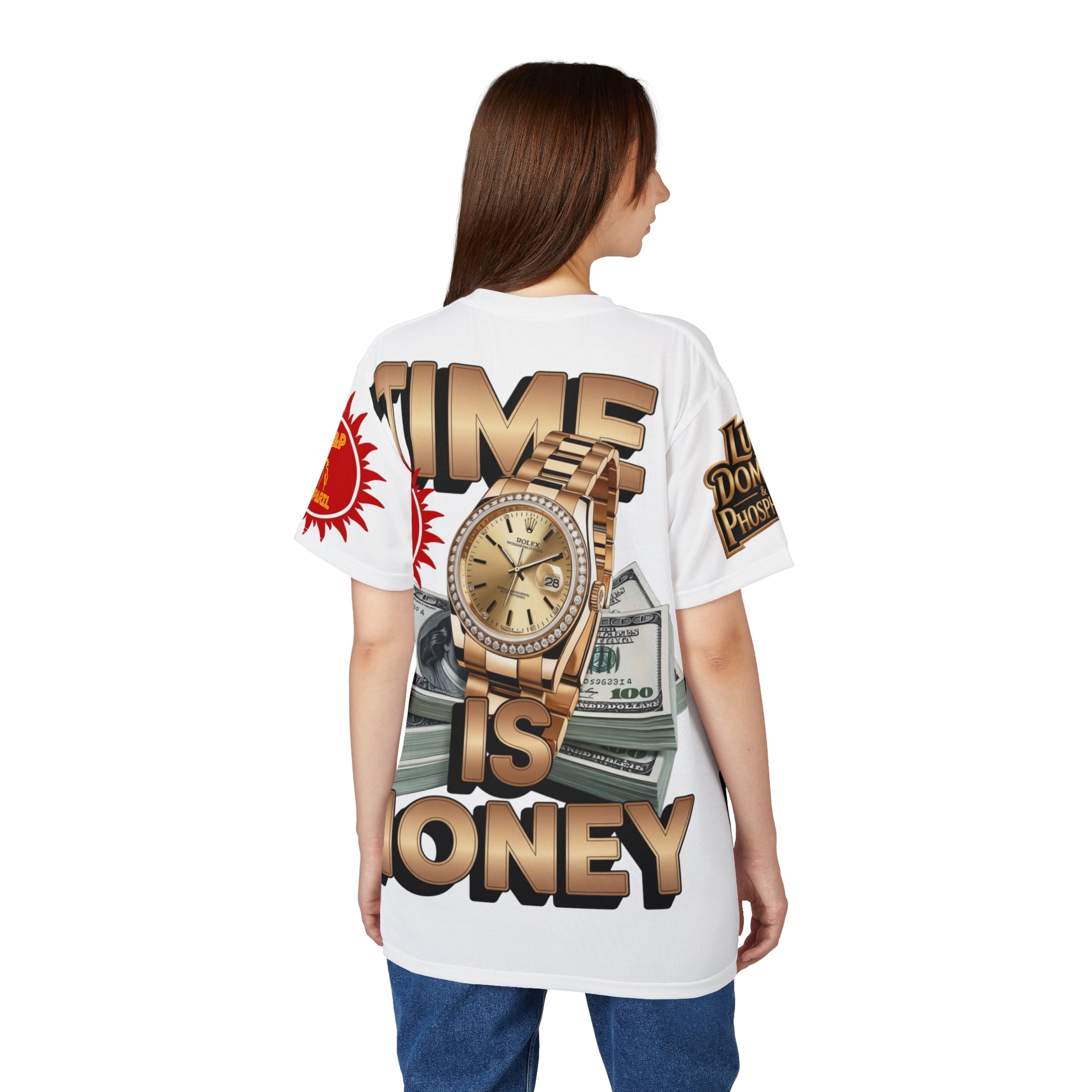 Time Is Money Unisex Tee - LD&P Apparel Design white