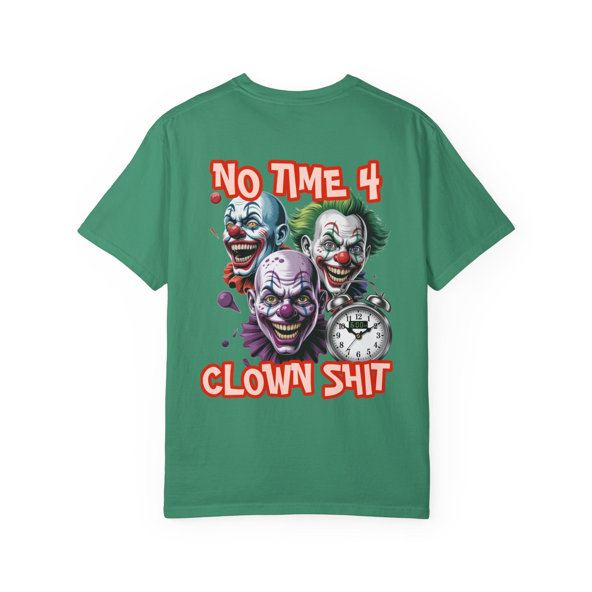 Garment-Dyed T-shirt - Born Hustler Design