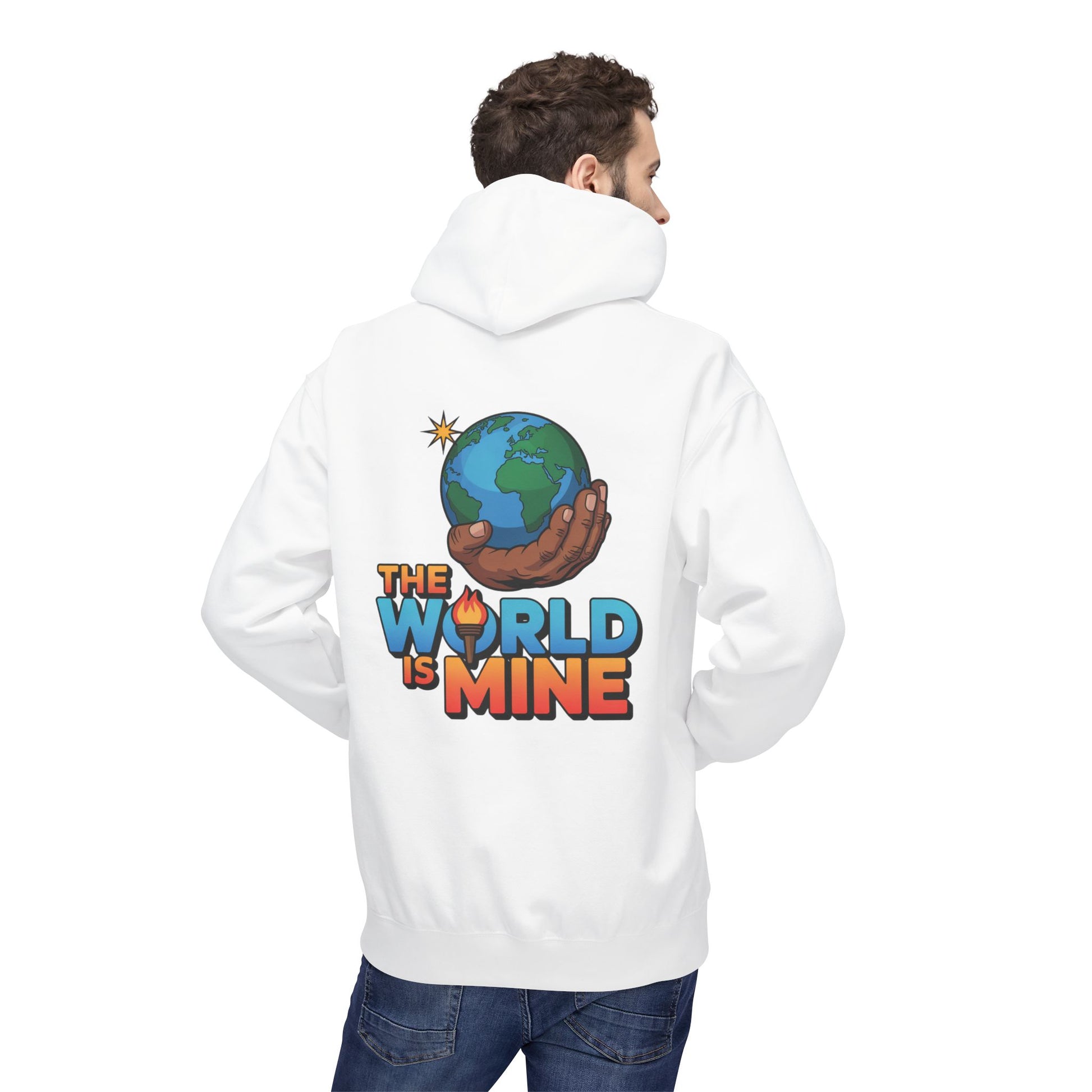 Hoodie Lux Domini and Phosphorus Design The World is Mine
