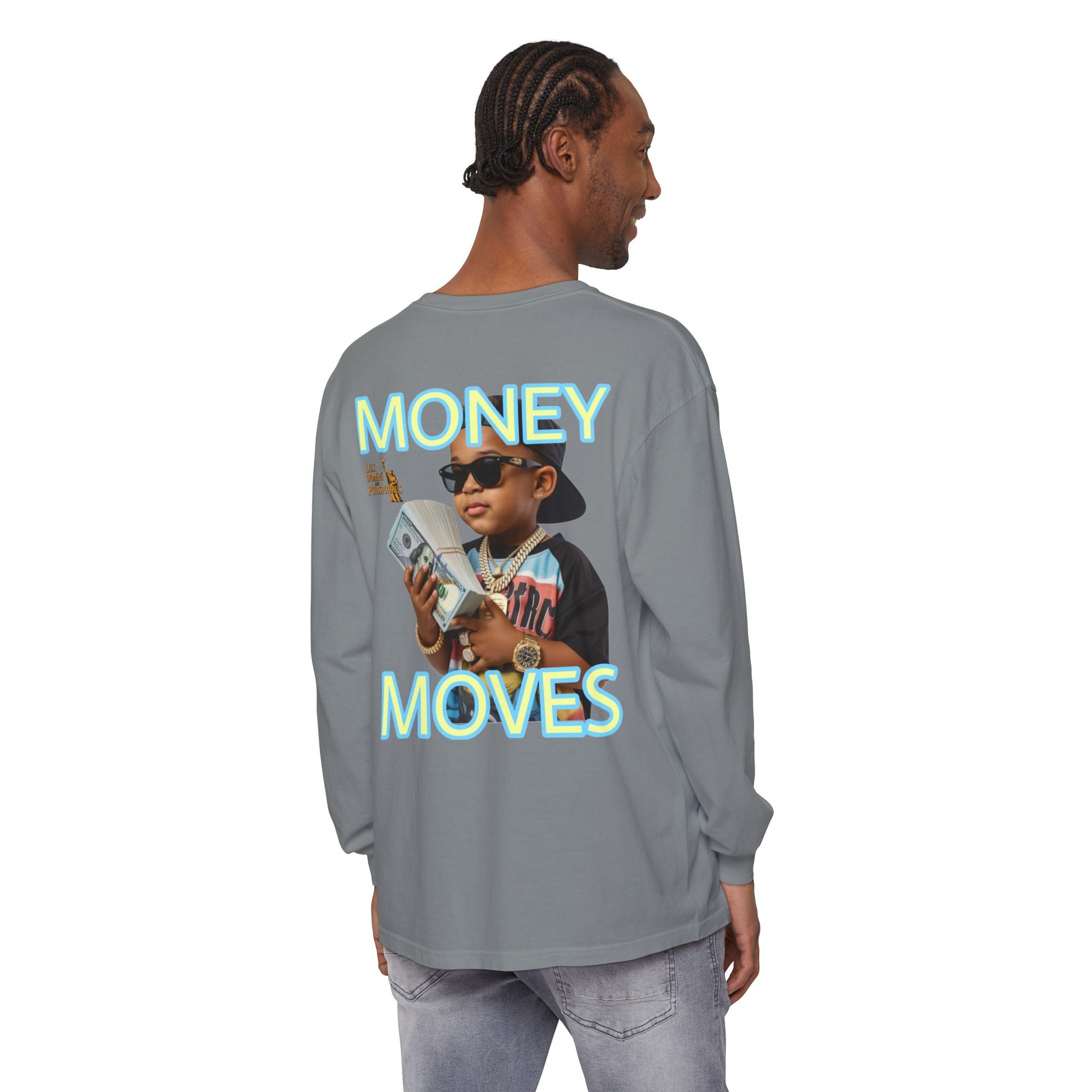Long Sleeve T-Shirt - Money Moves LD&P APPAREL