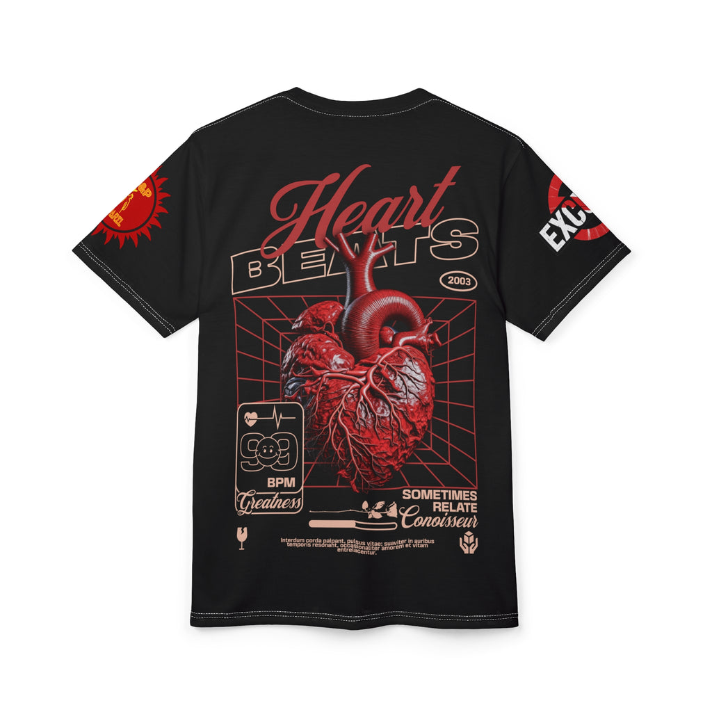 Heart Beats LD&P Apparel Design Graphic Tee