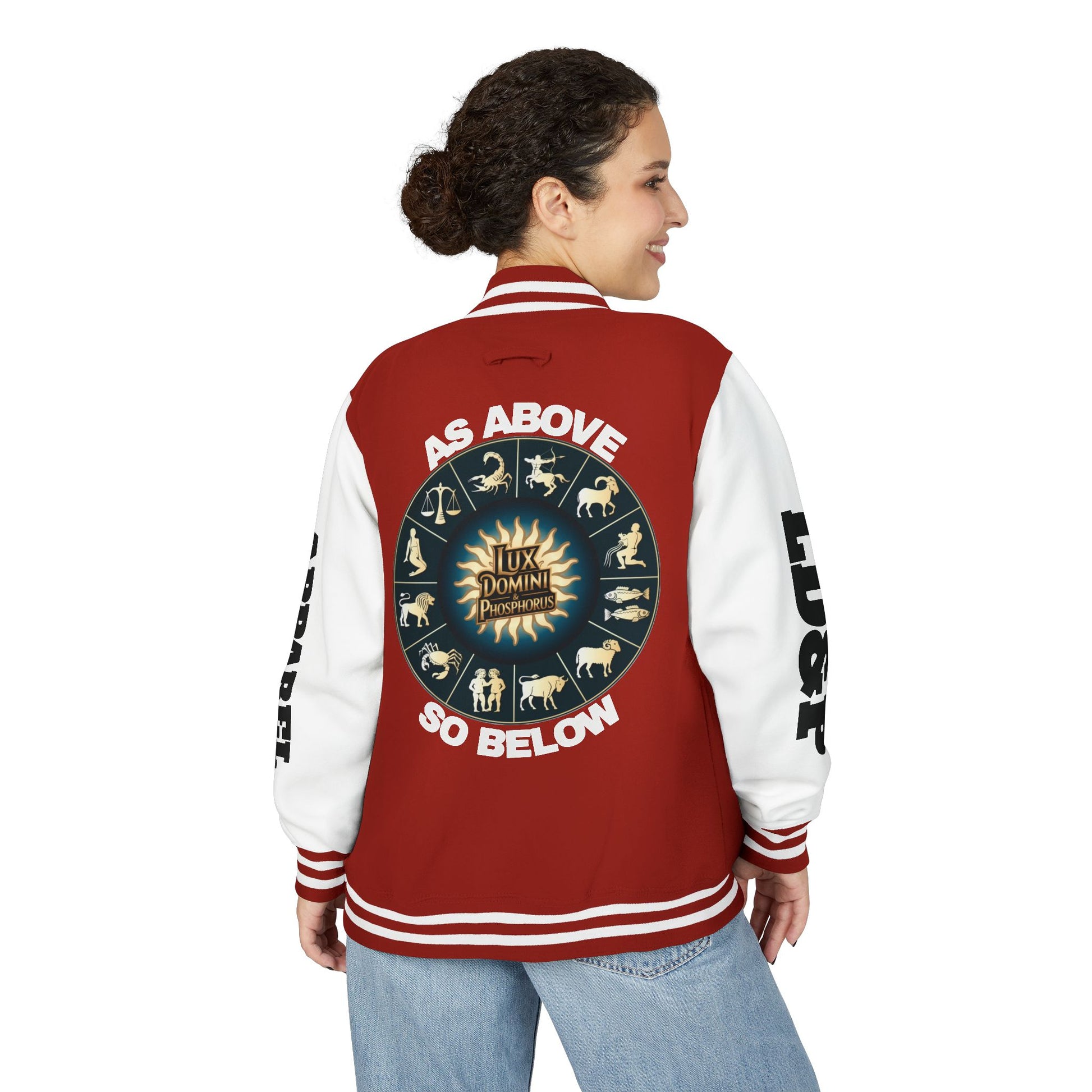 Letterman Jacket - As above so below LD&P APPAREL Design