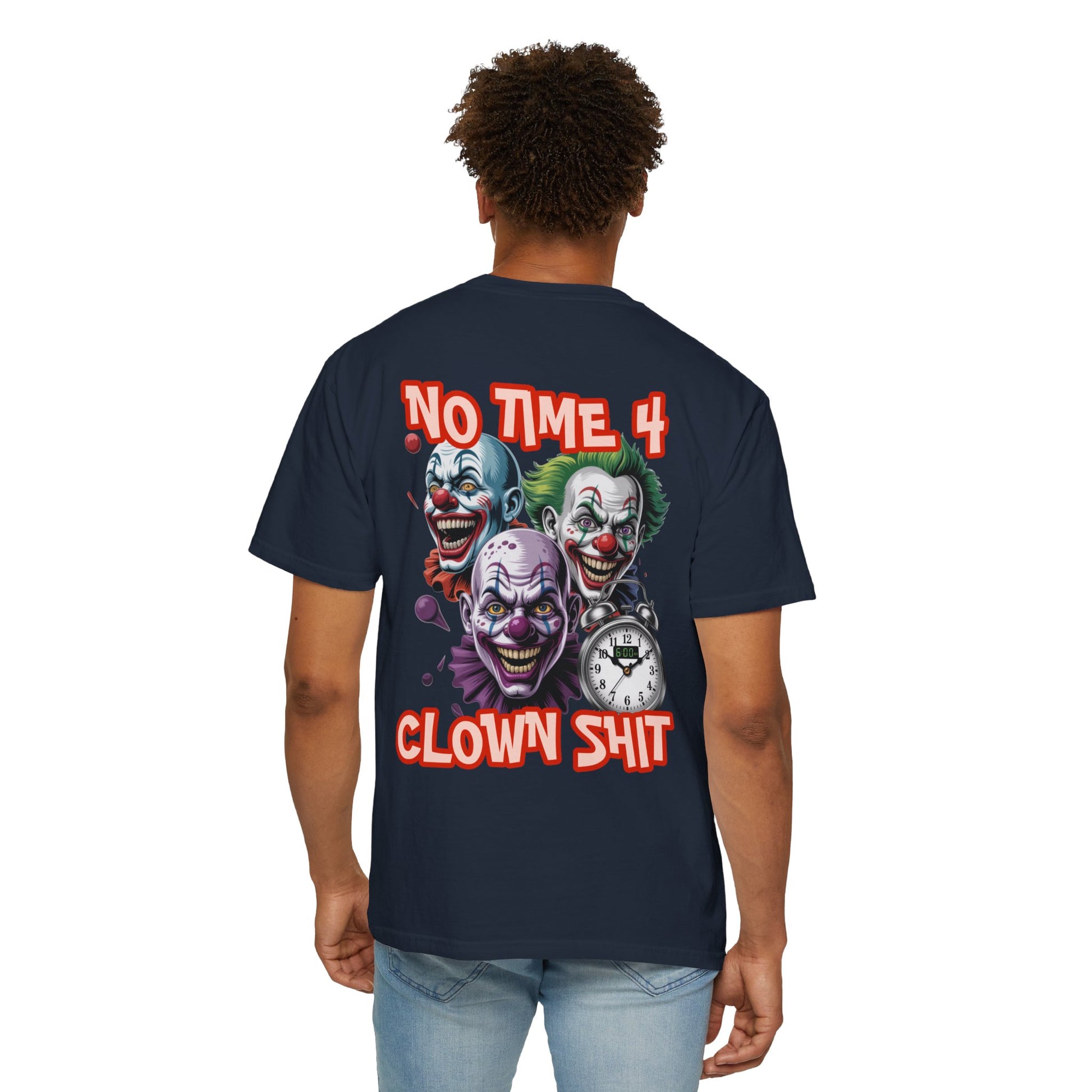 Garment-Dyed T-shirt - Born Hustler Design
