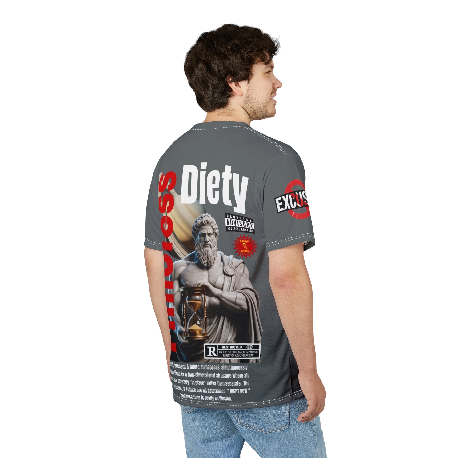 Timeless Diety Graphic Tee LD&P APPAREL Dark Grey