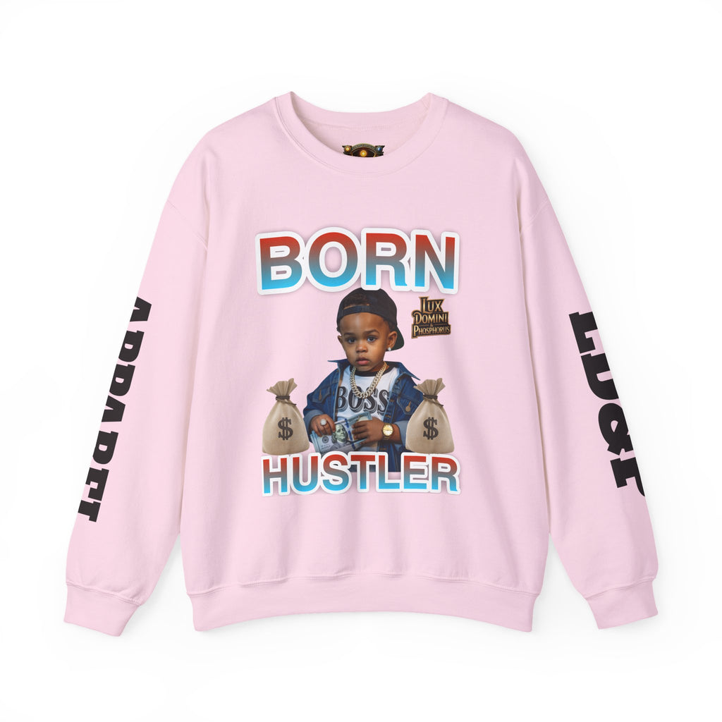 Crewneck Sweatshirt - Born Hustler LD&P Apparel