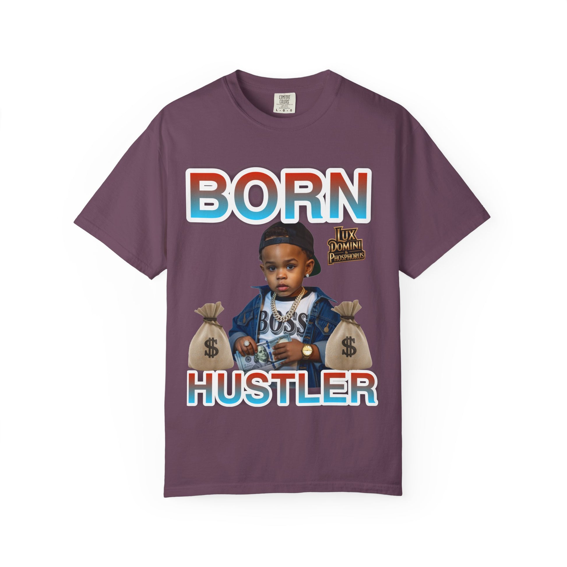 Garment-Dyed T-shirt BORN HUSTLER LD&P APPAREL