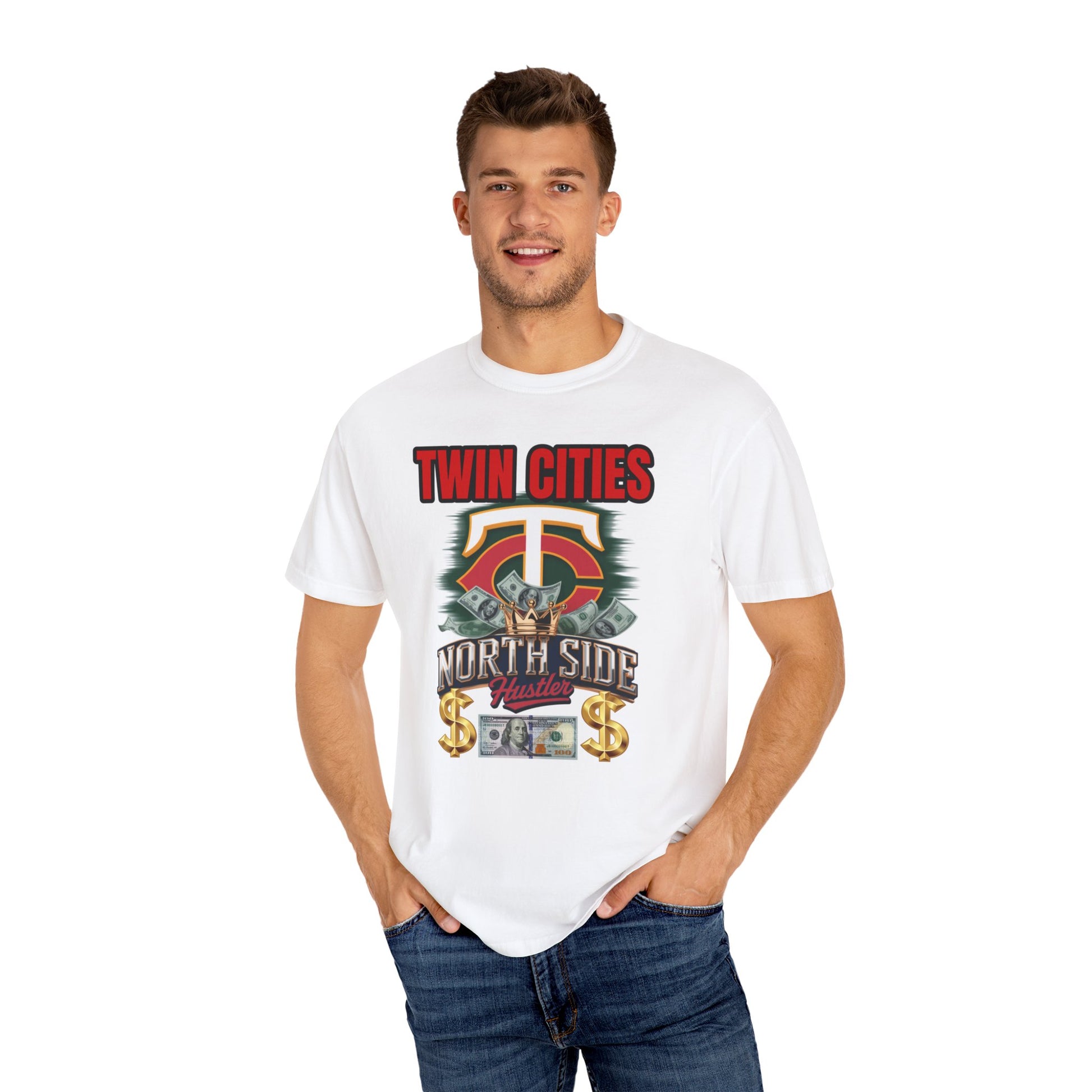 Garment-Dyed T-shirt - TC Northside HUSTLER