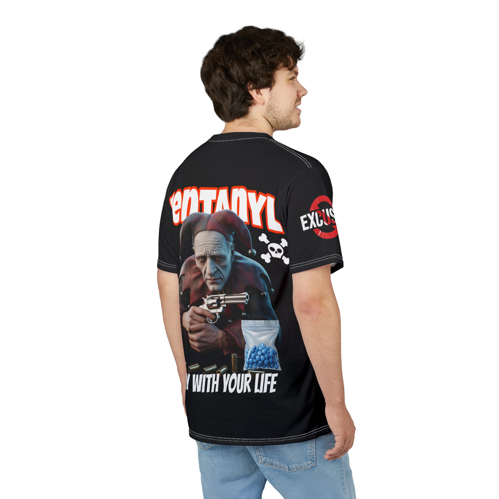 Fentanyl Awareness Graphic Tee — “Play With Your Life” Prevention Shirt