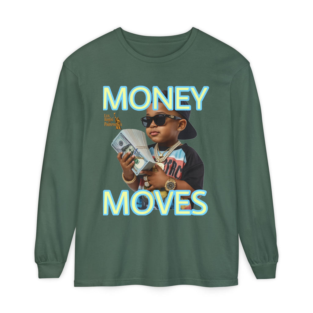 Long Sleeve T-Shirt - Money Moves LD&P APPAREL