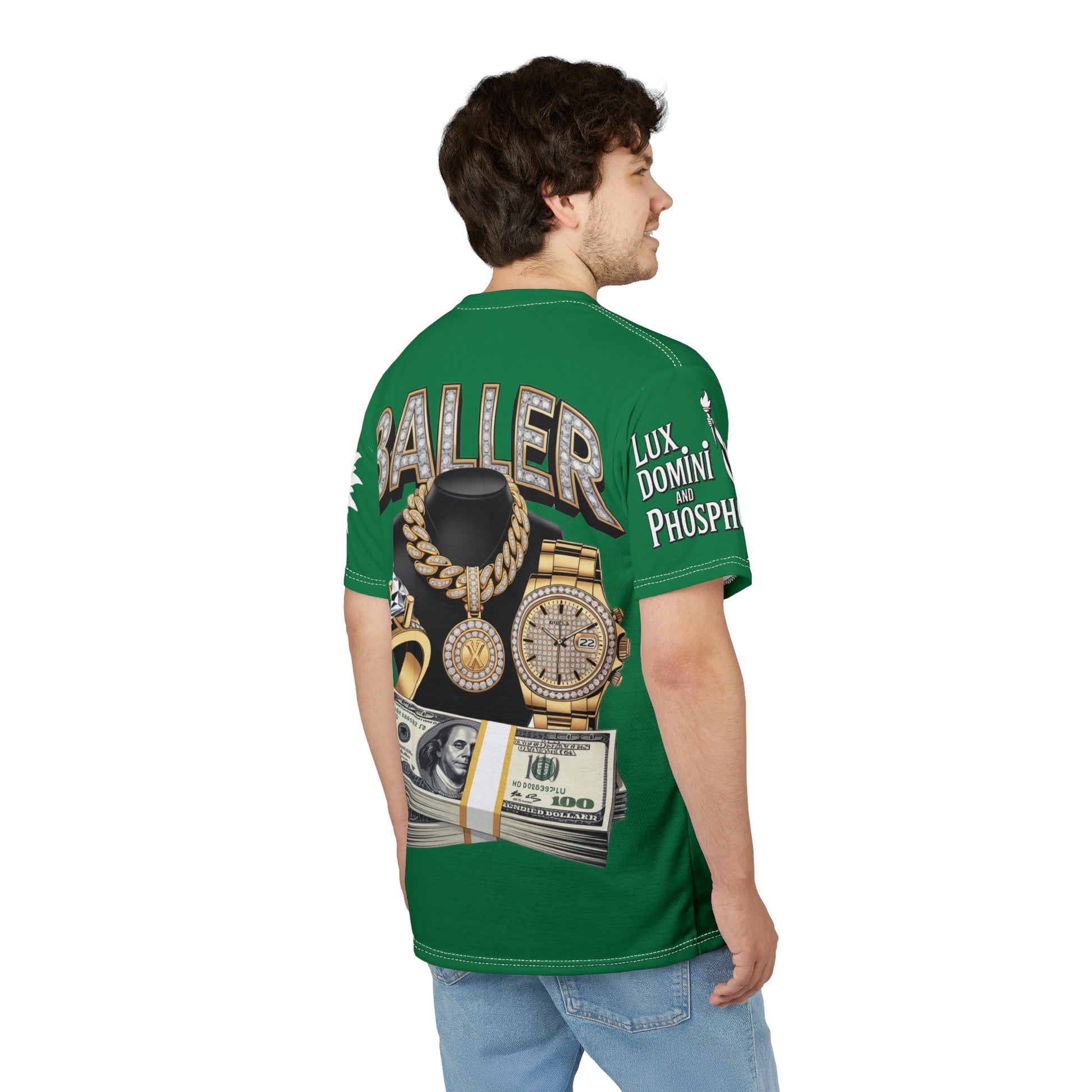 Baller  Unisex Tee - LD&P Apparel Design green